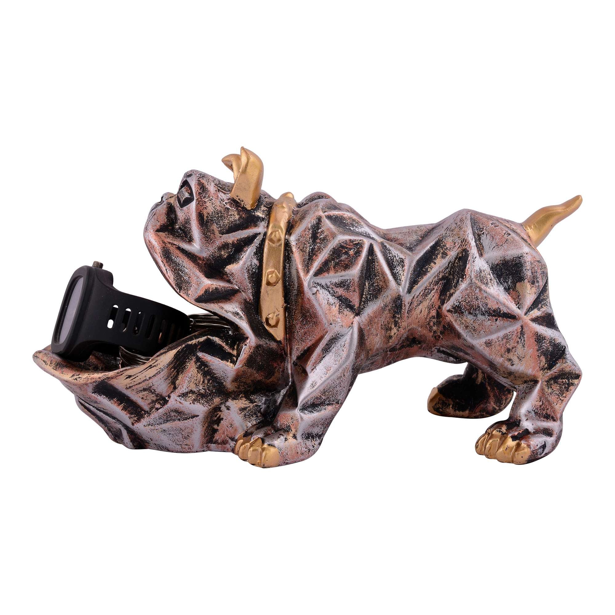 Cool Dog Showpiece with Plate for Home Dcor Item | Kitchen,Bedroom,Office,Dinning Table Decorative Item