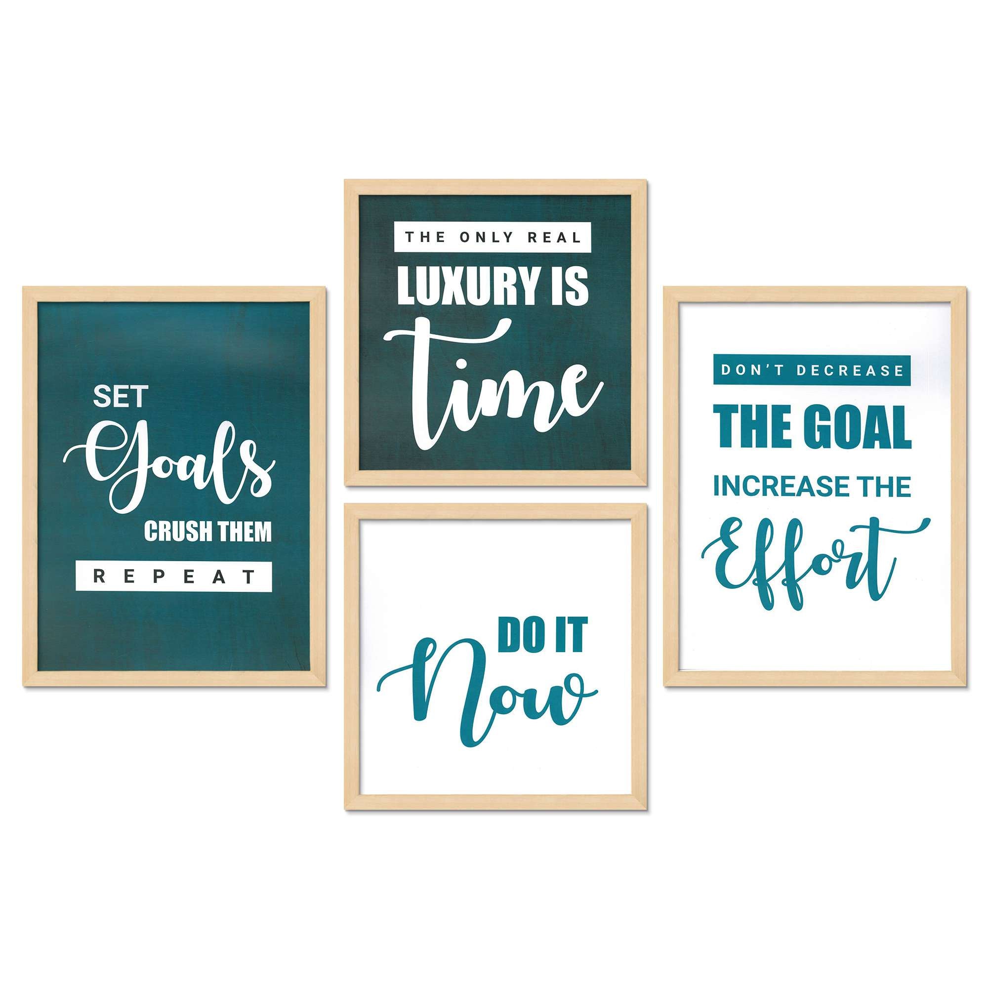 SET OF 4 DIGITAL WALL PAINTING
