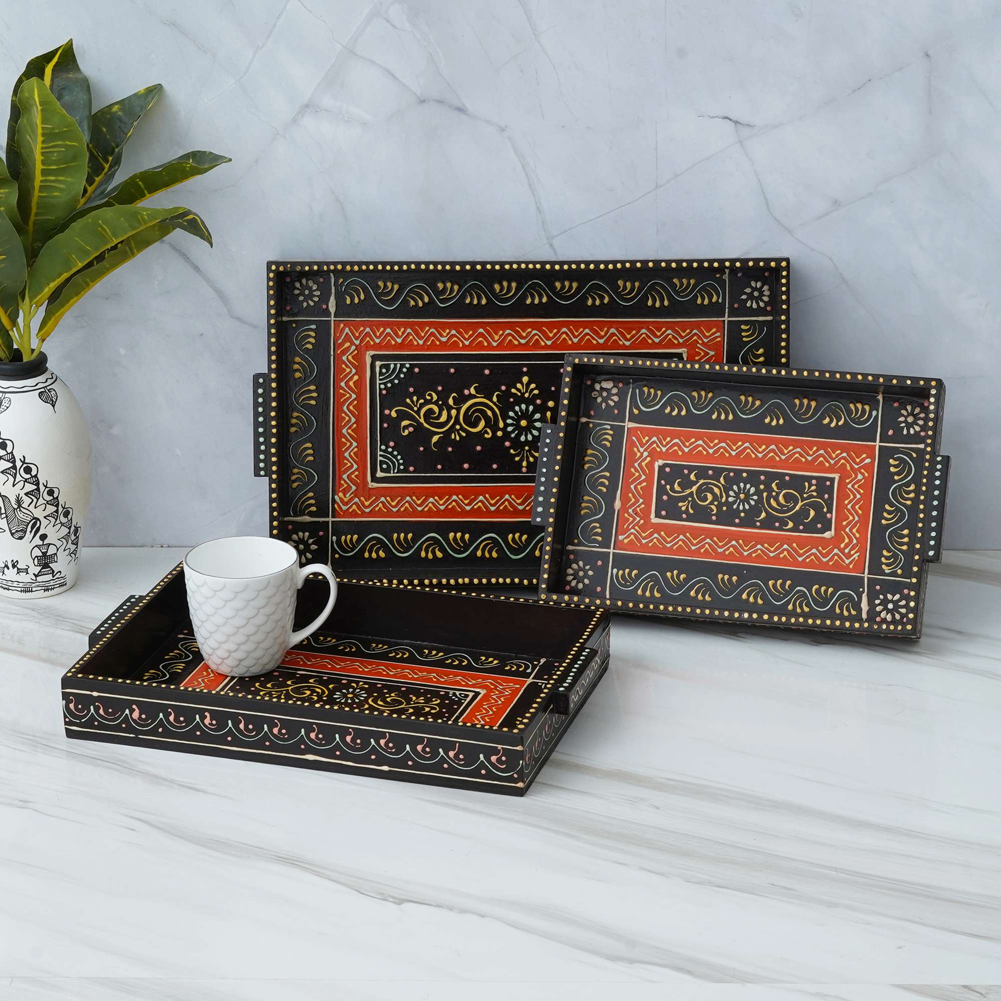 Wooden tray