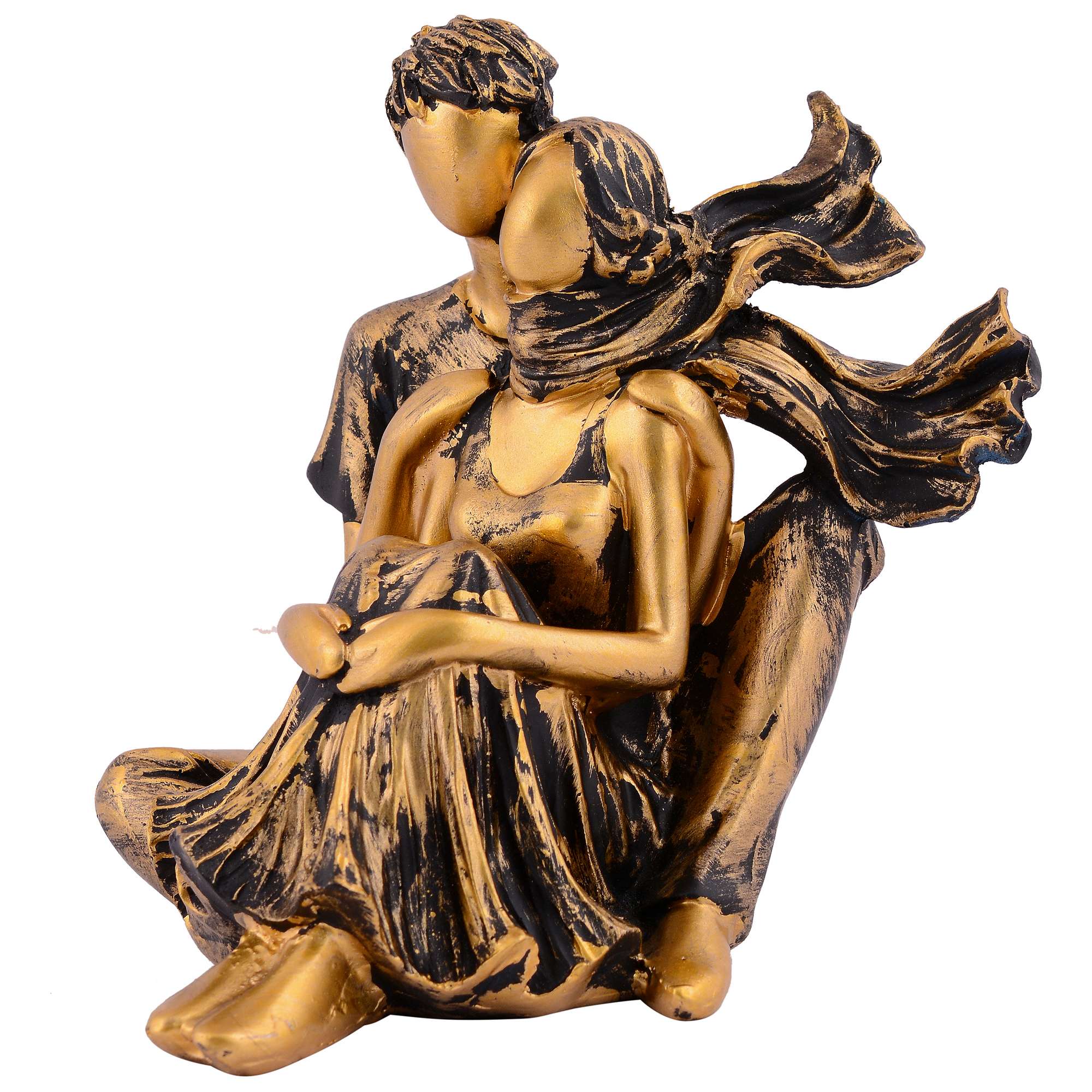GREAT Valentine's Day Gift For Girl & Boys symbolizes true love, Romantic Gift Showpieces black Golden