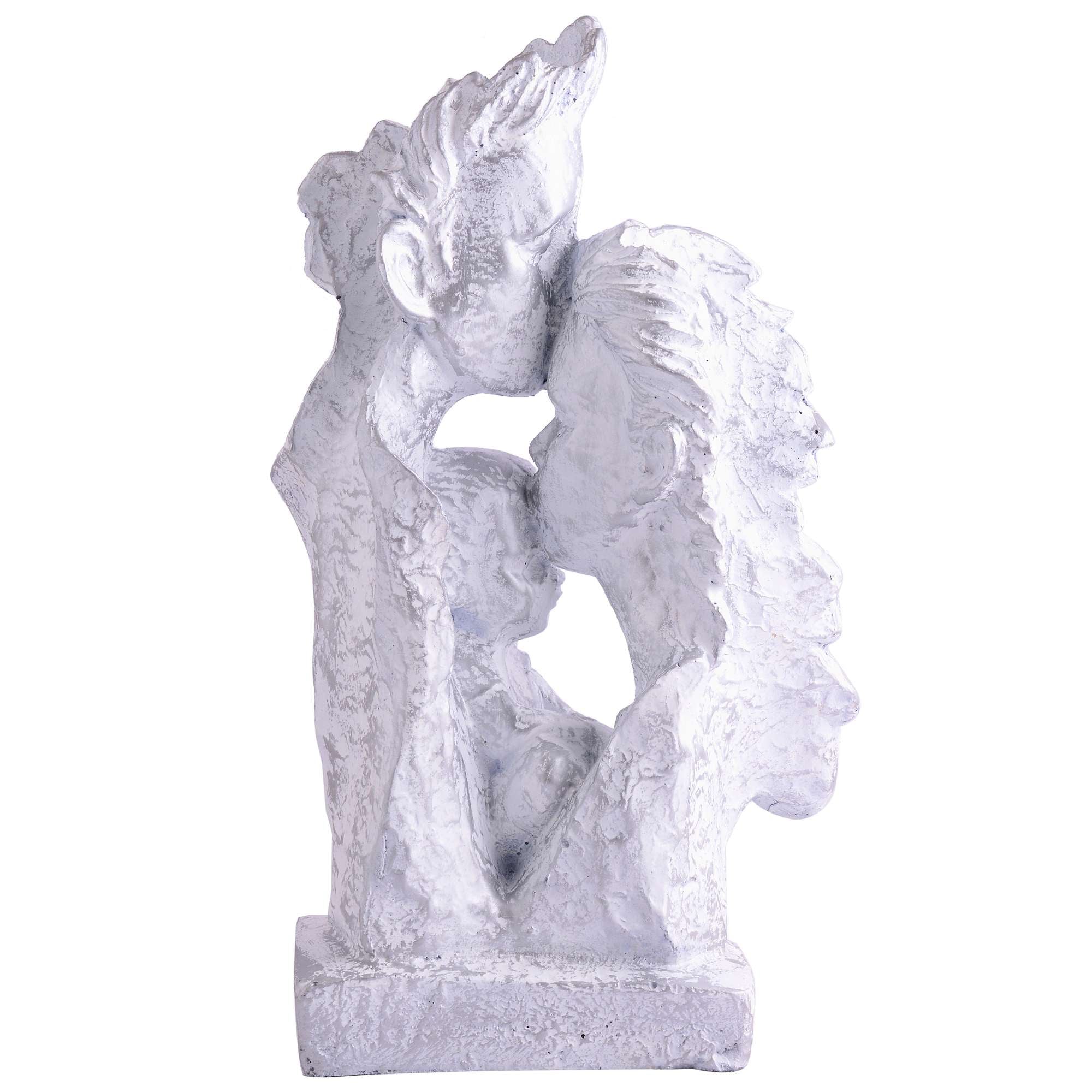MOTHER and Father with Child Love  golden Statue showpiece for Home Decor and Gifting