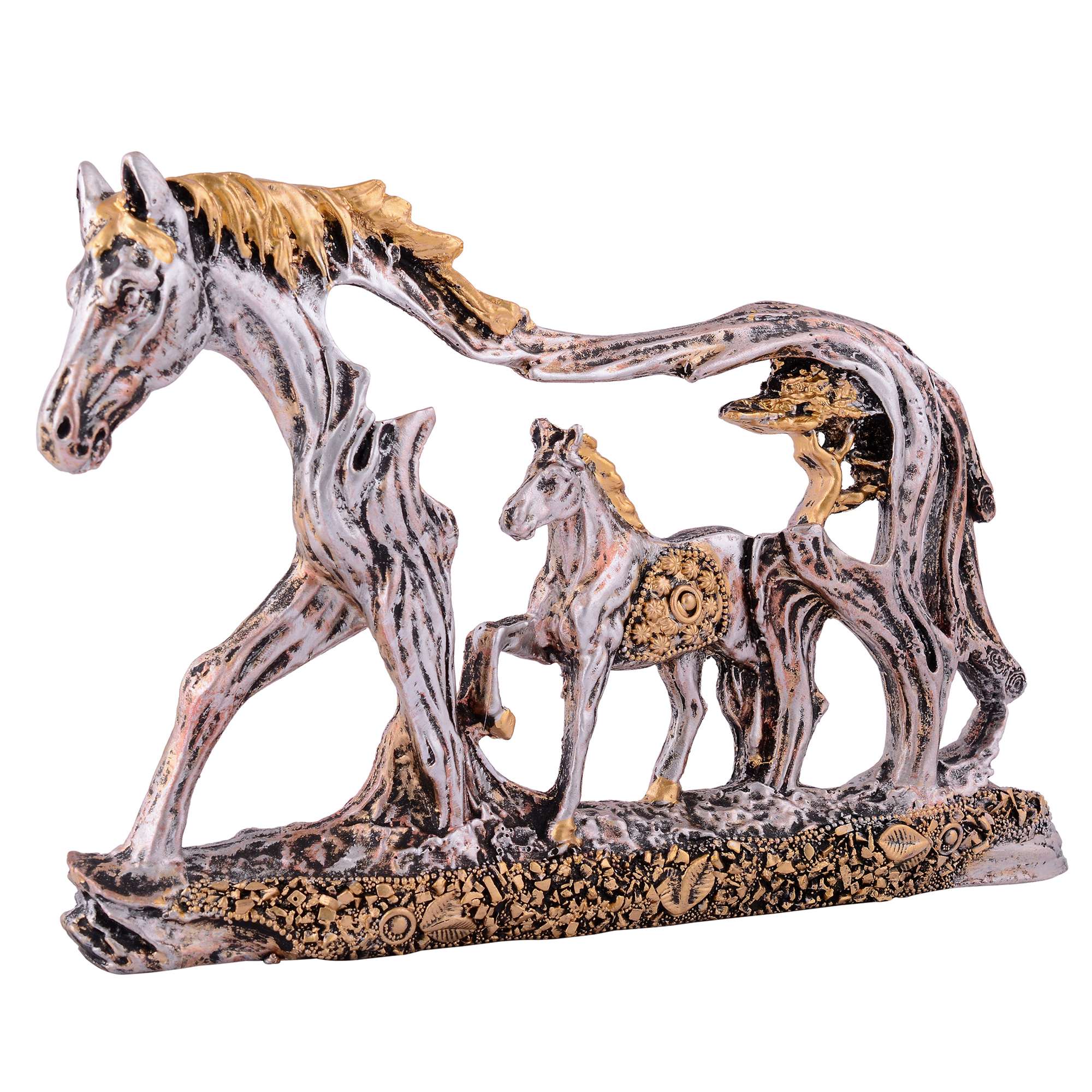 Modern Standing Horse Statue Art Sculpture Home Tabletop Decorations Artwork