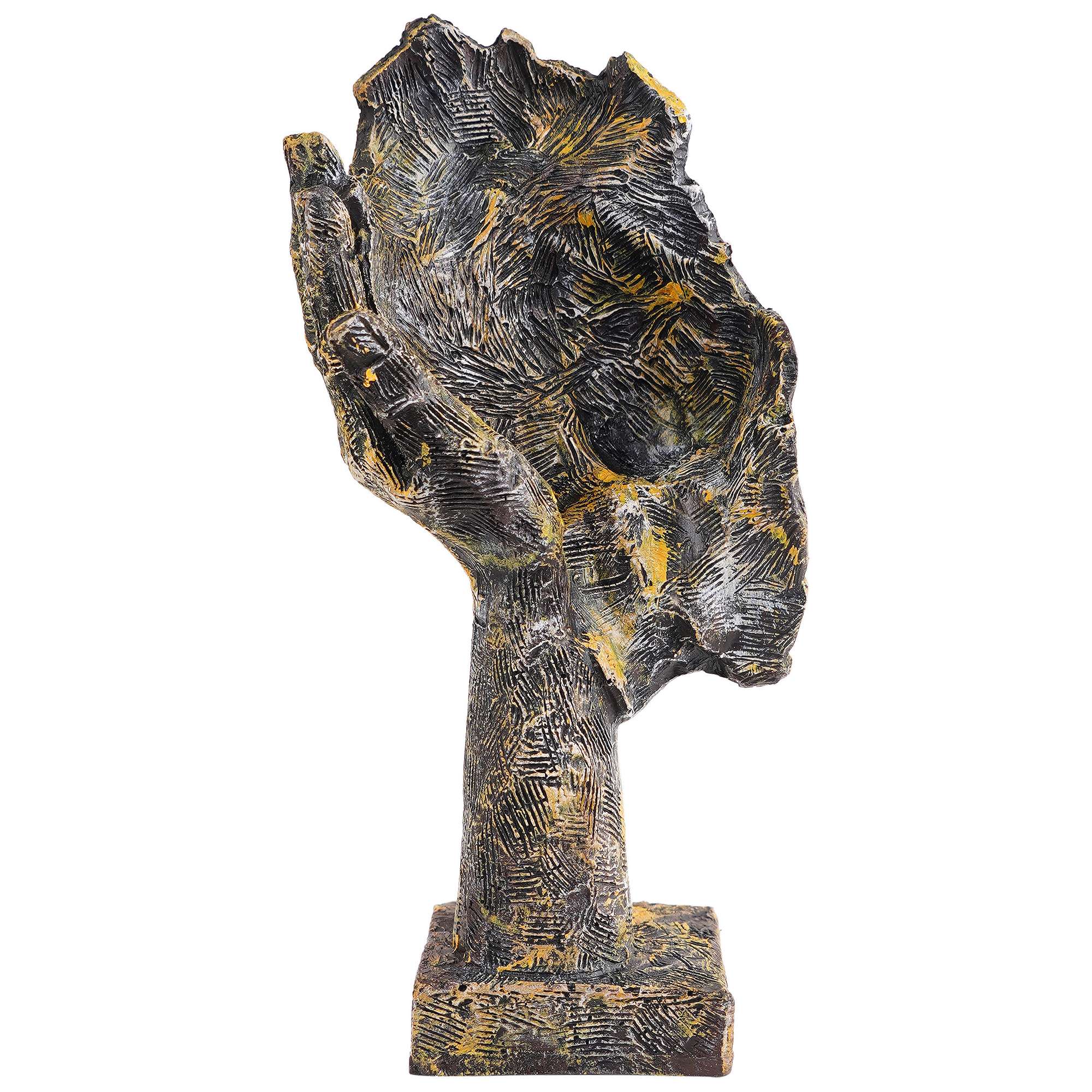 Face Statue for Living Room/Bedroom/Home/Office House, Big Size murti Antique Idol Abstract Art Decor showpiece Good for Gifts an Any Occasion Anniversary