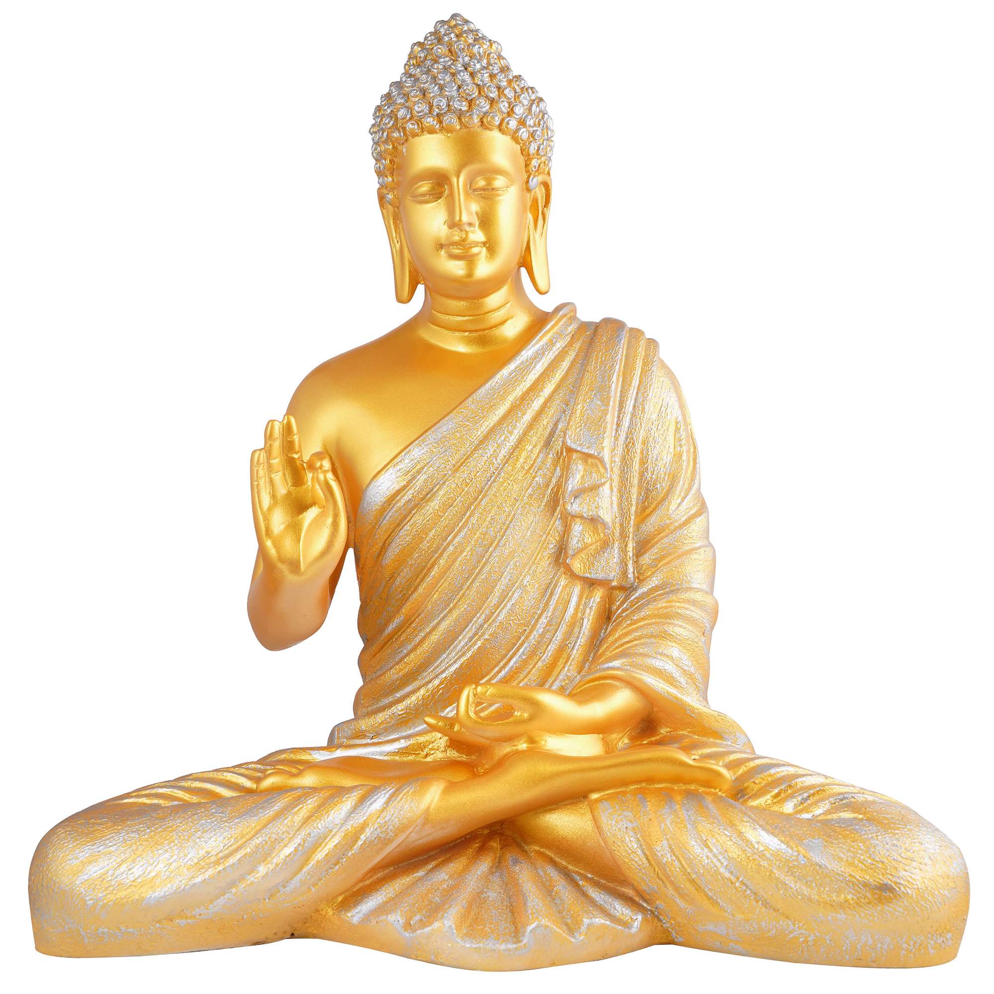 Buddha Idol Statue Showpiece Gift Gifting Item Polystone Home Decor Decoration