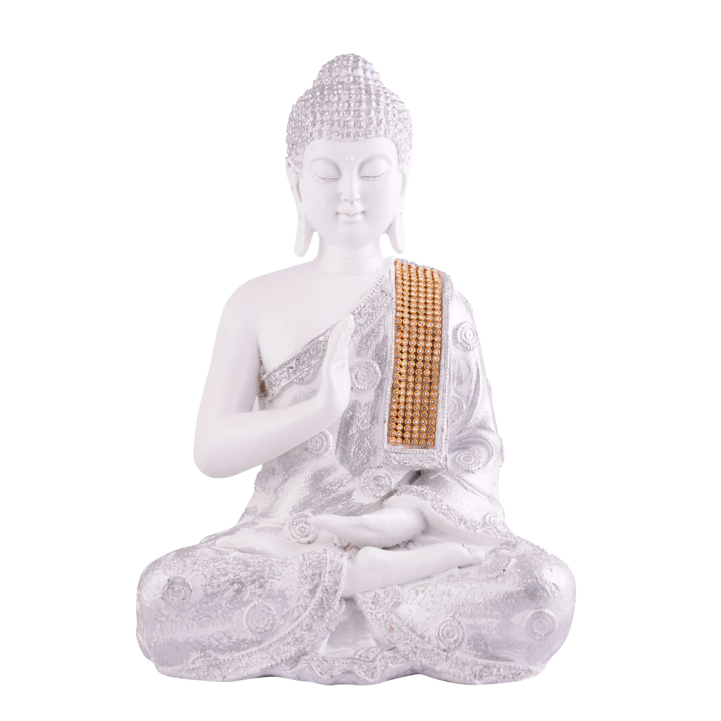Buddha Idol Statue Showpiece Gift Gifting Item Polystone Home Decor Decoration