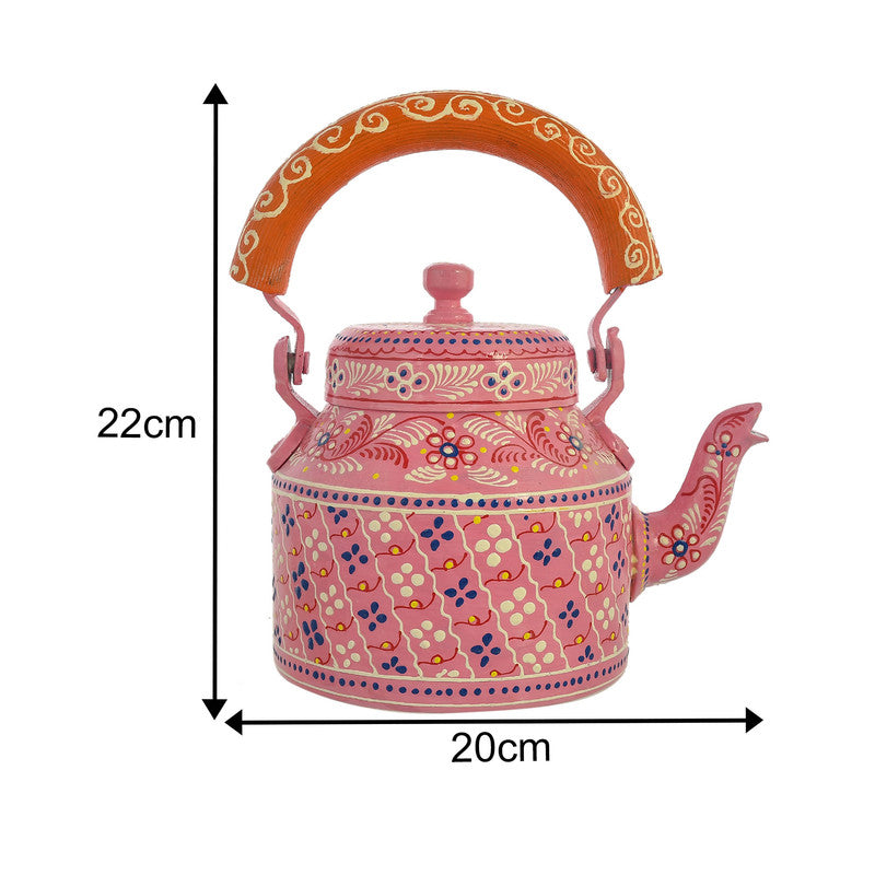 ALUMINIUM TEA KETTLE WITH 4 GLASS