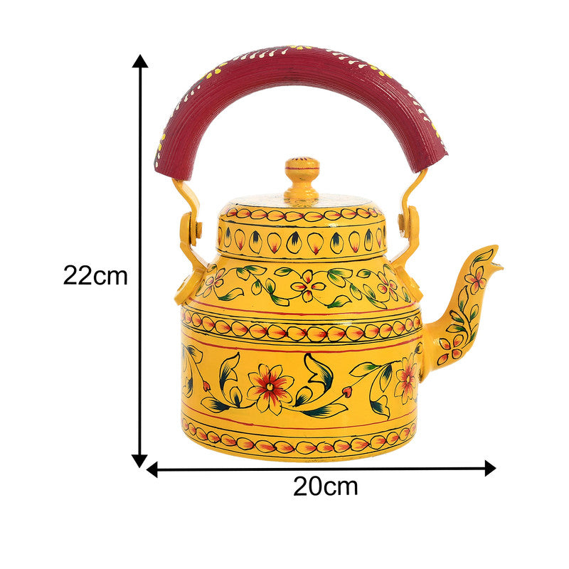 ALUMINIUM TEA KETTLE WITH 4 GLASS