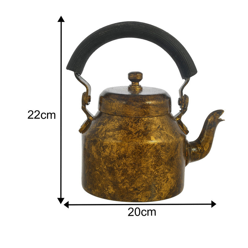 ALUMINIUM TEA KETTLE WITH 6 GLASS