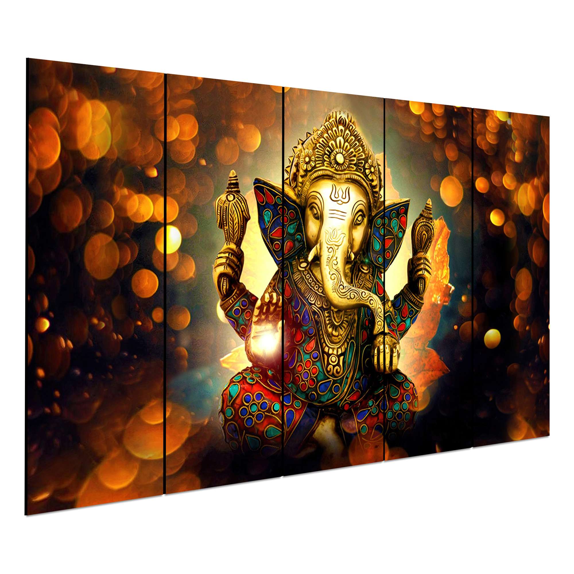 SET OF 5 DIGITAL WALL PAINTING