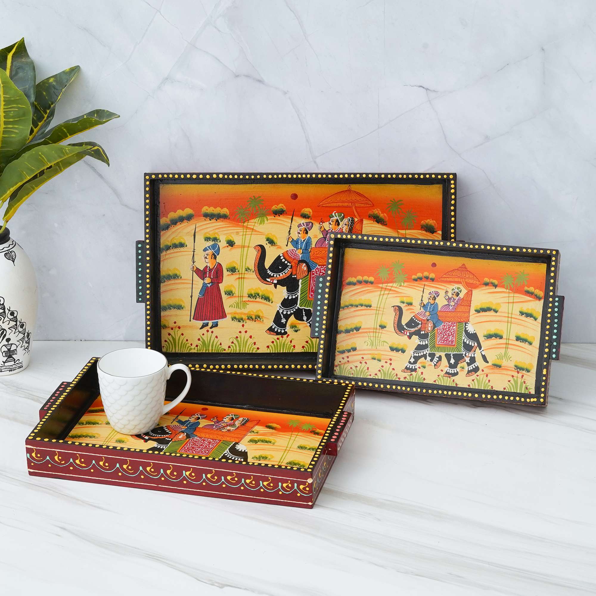 Wooden tray