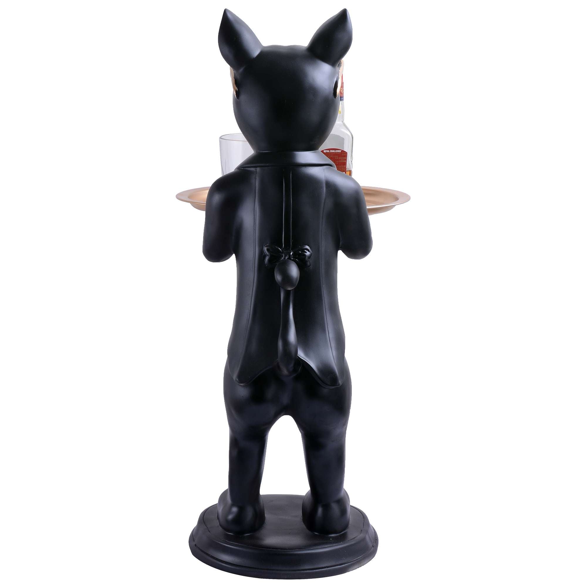 Cool Dog Showpiece with Plate for Home Dcor Item | Kitchen,Bedroom,Office,Dinning Table Decorative Item