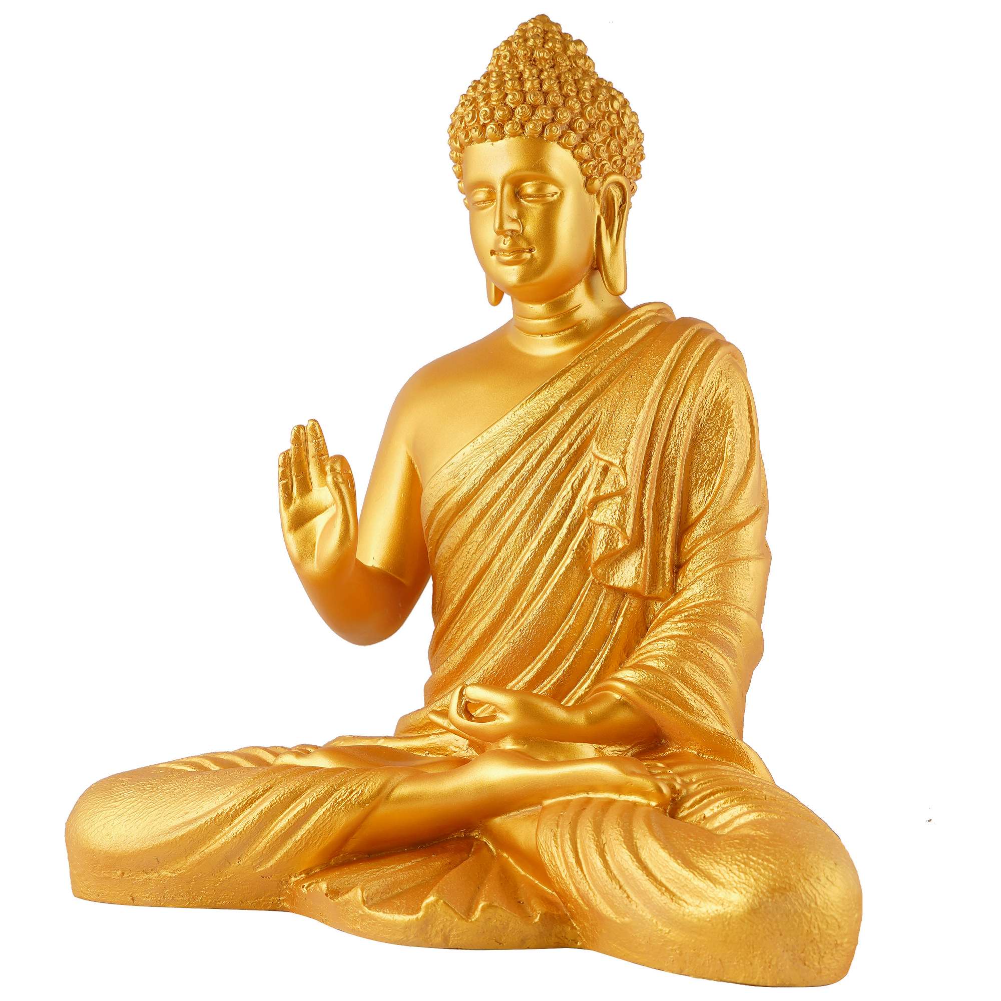 Buddha Idol Statue Showpiece Gift Gifting Item Polystone Home Decor Decoration