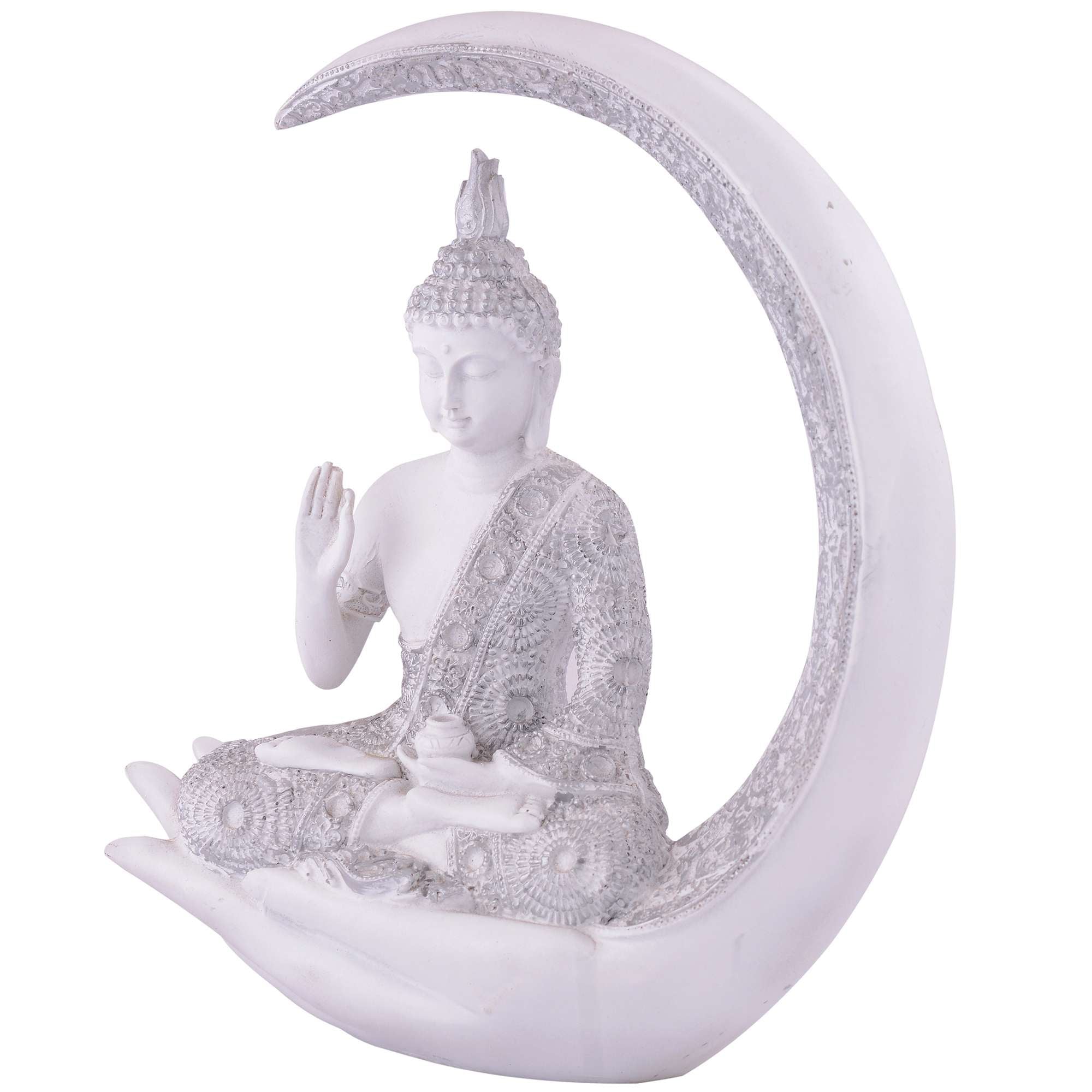 Buddha Idol Statue Showpiece Gift Gifting Item Polystone Home Decor Decoration