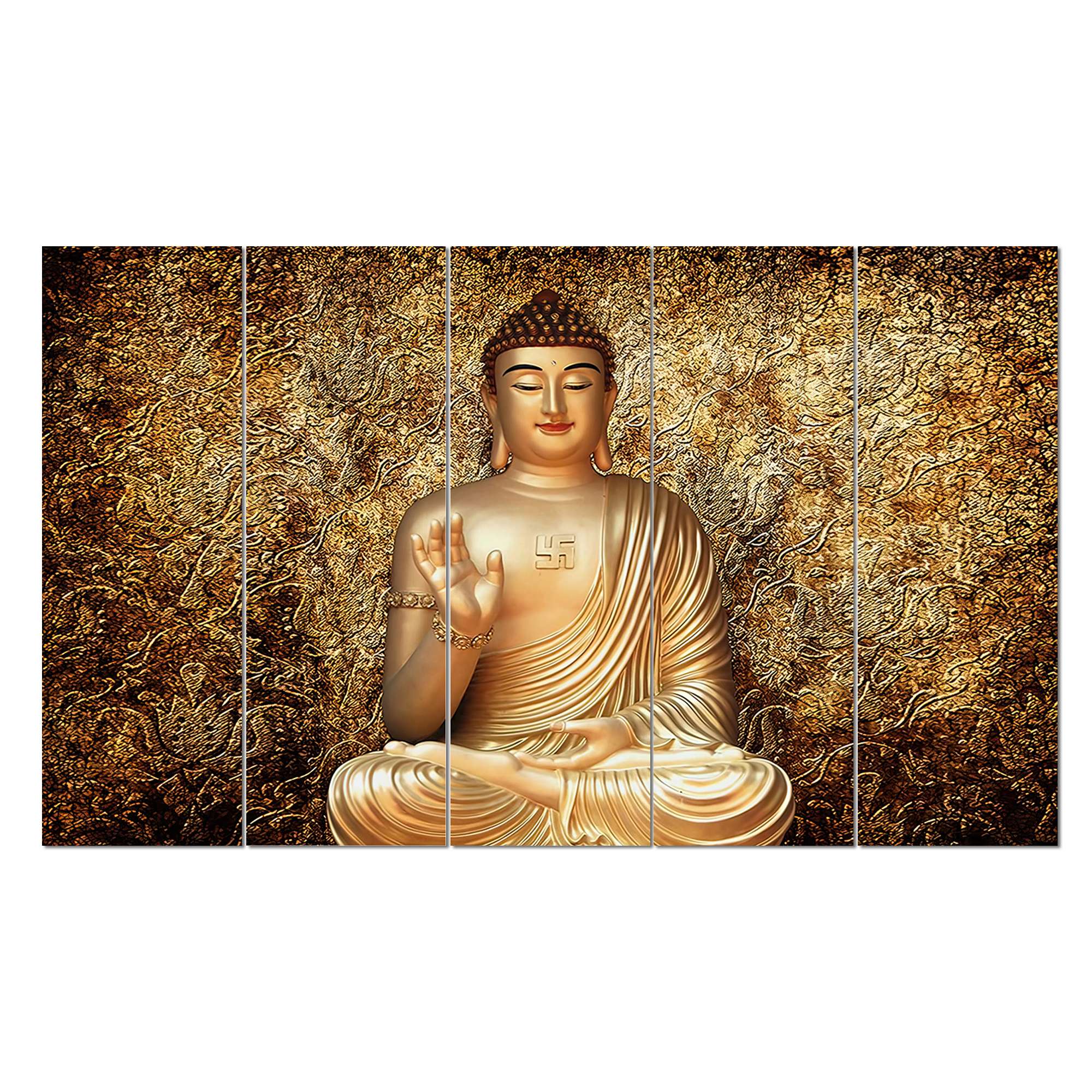 SET OF 5 DIGITAL WALL PAINTING