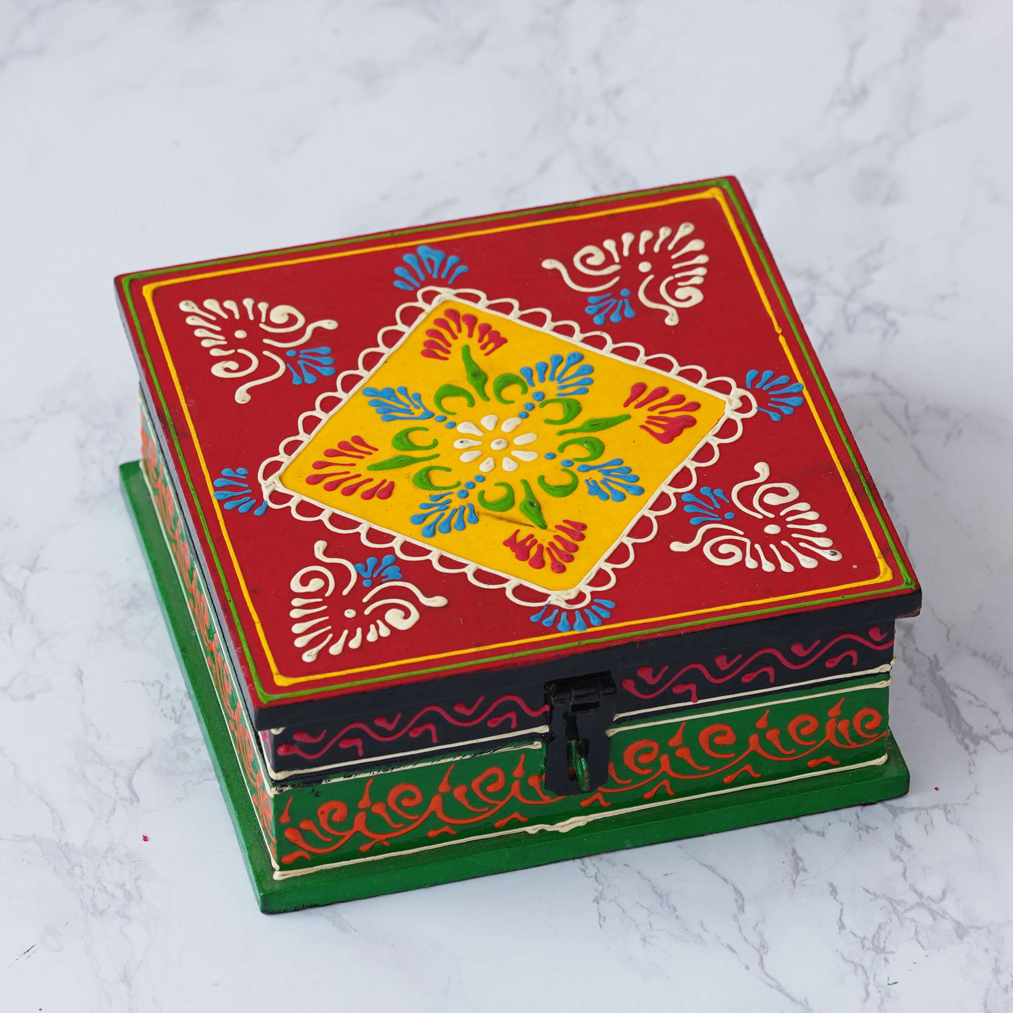 Wooden rajasthan jewellery box