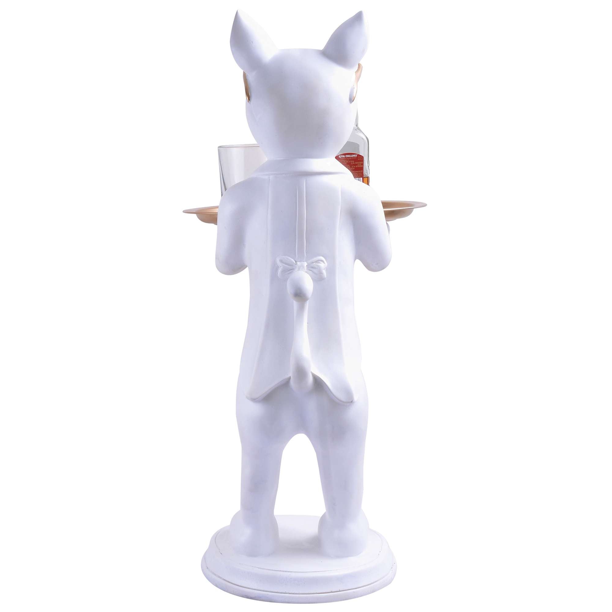 Cool Dog Showpiece with Plate for Home Dcor Item | Kitchen,Bedroom,Office,Dinning Table Decorative Item