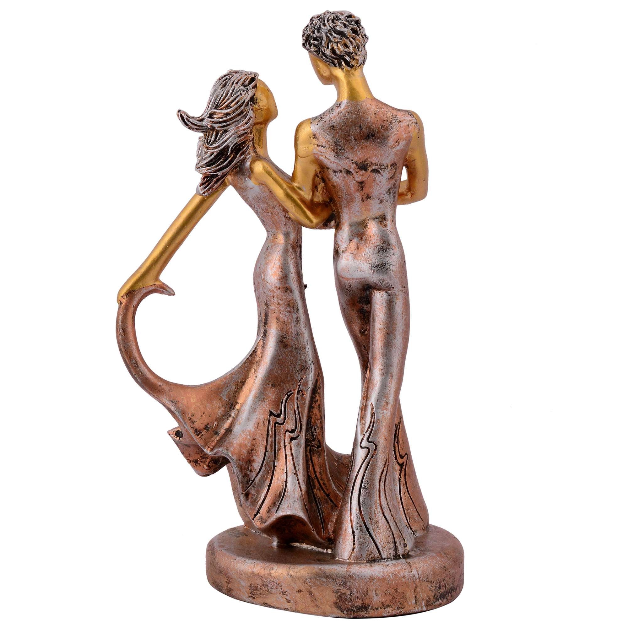 GREAT Valentine's Day Gift For Girl & Boys symbolizes true love, Romantic Gift Showpieces golden brown