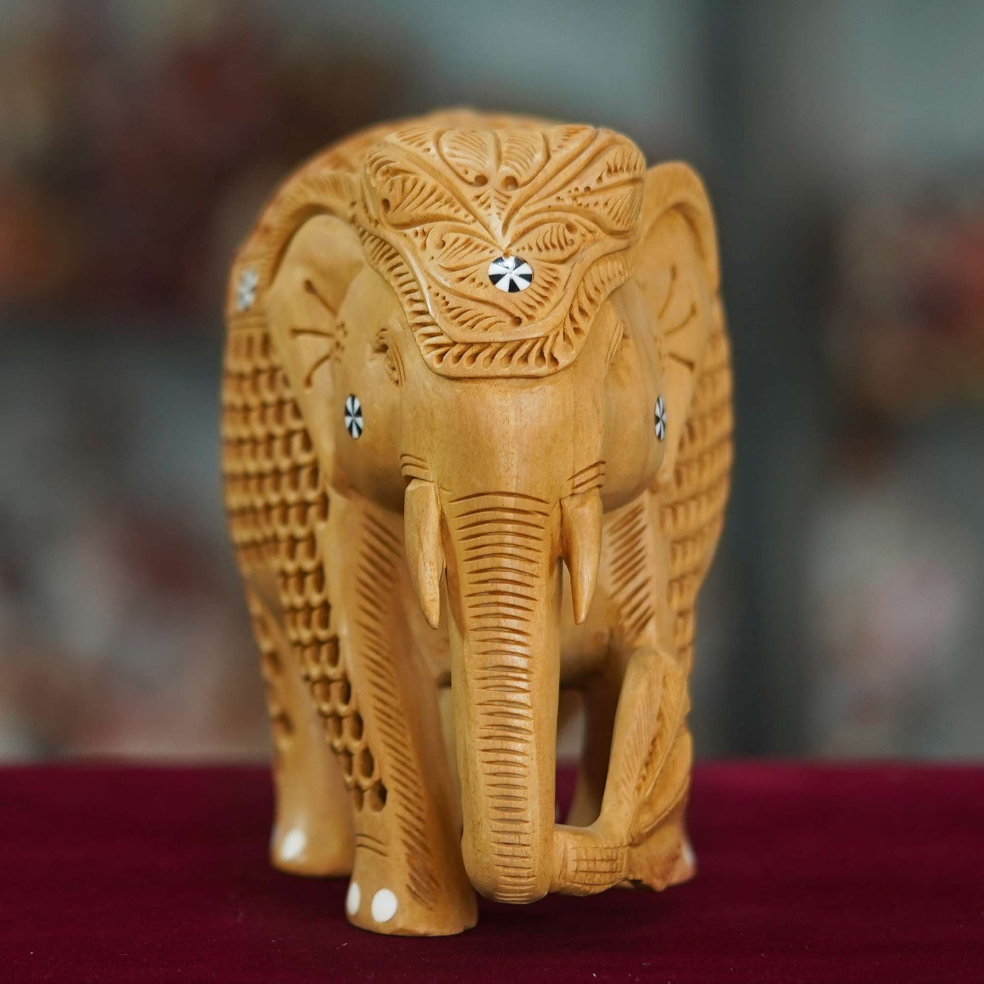 Wooden elephant