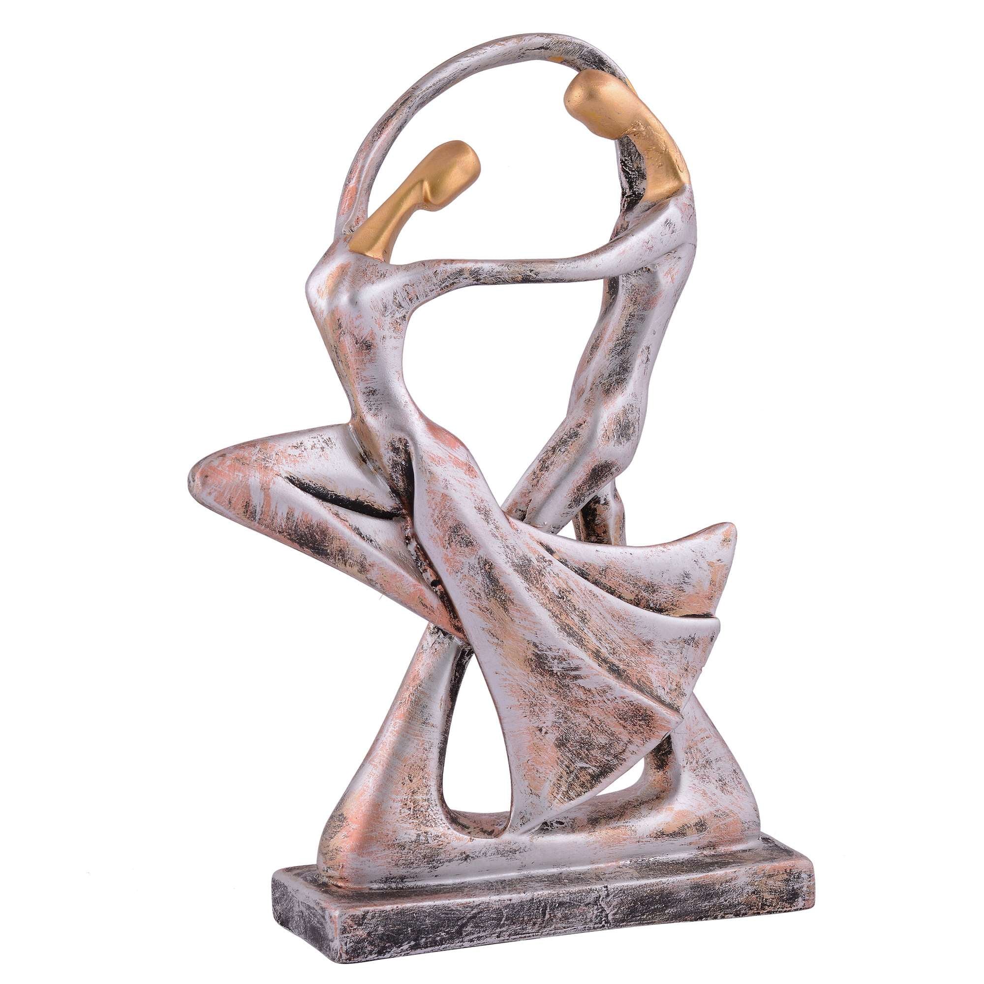 GREAT Valentine's Day Gift For Girl & Boys symbolizes true love, Romantic Gift Showpieces silver brown