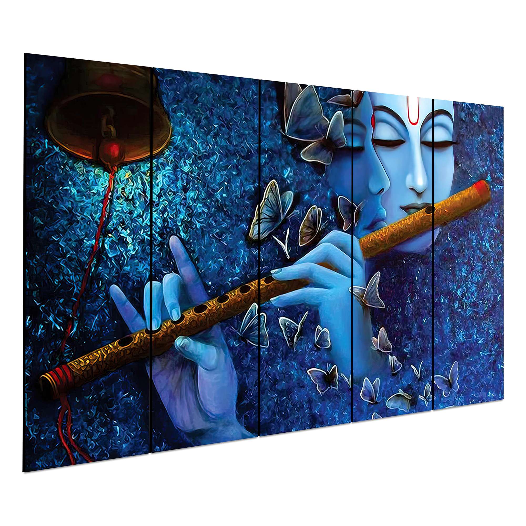 SET OF 5 DIGITAL WALL PAINTING