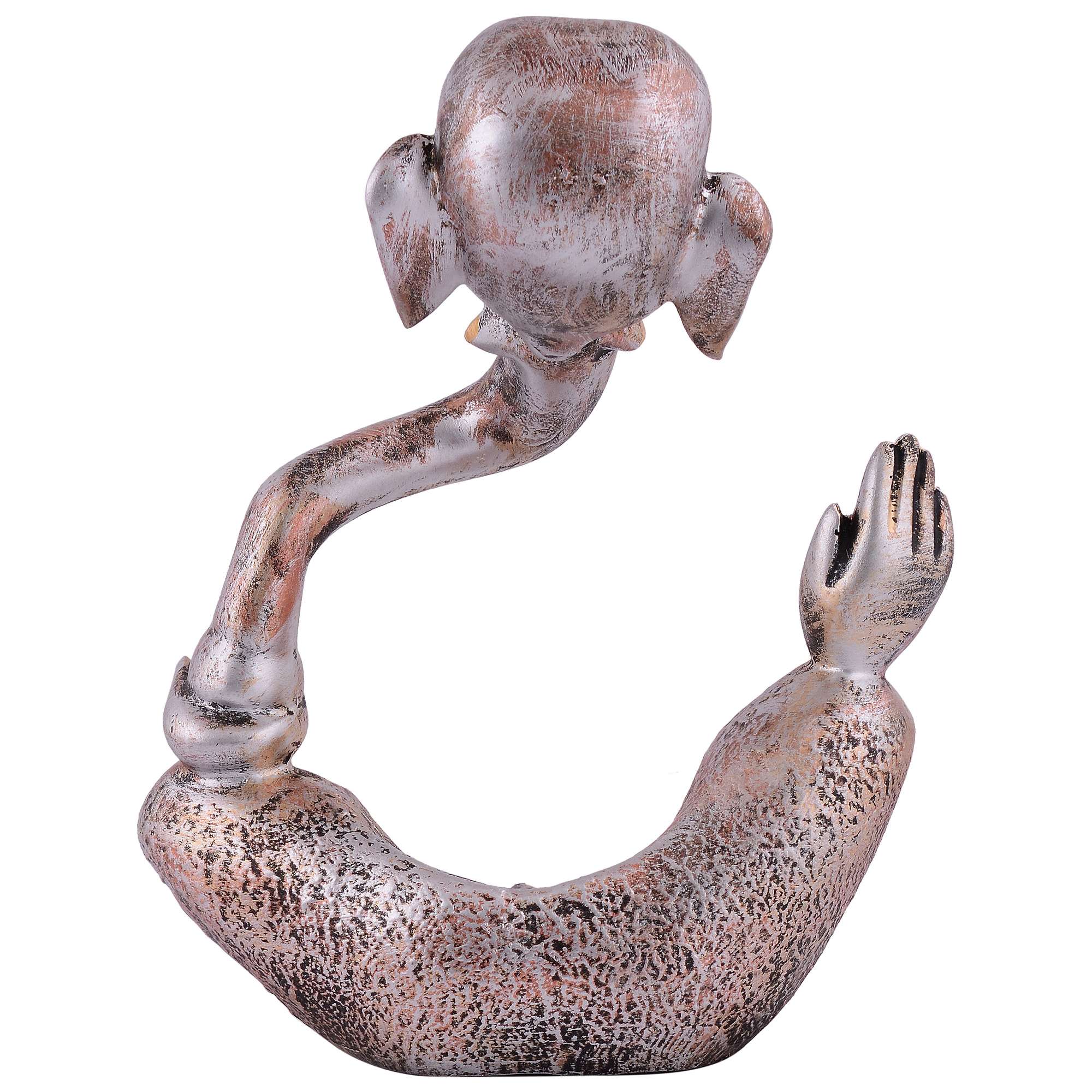 Ganesha Statue  Idol Shriganesh Bhagwan Murti / Home, Office Decor / Car Dashboard / Side Table Brass Ganpati / Lord Vinayaka Statue / God of Luck & Success Sculpture / Gift Items