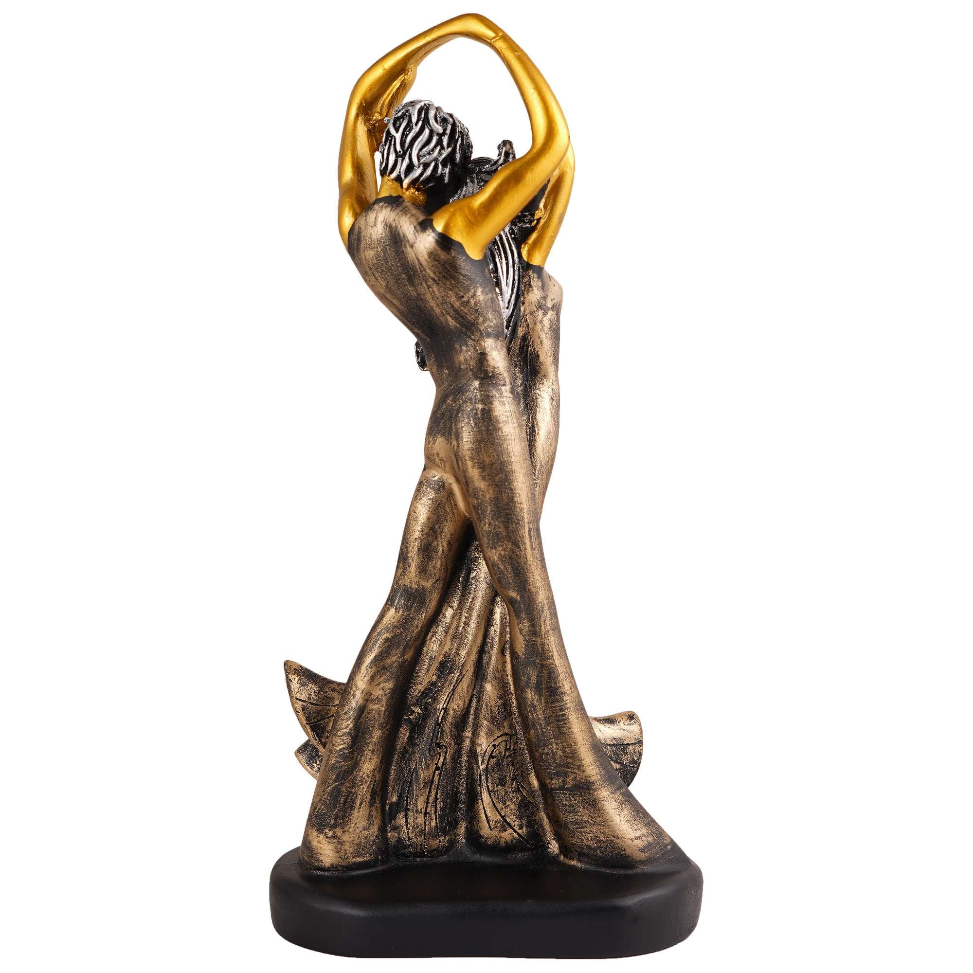 Great Valentine's Day Gift For Girl & Boys symbolizes true love, Romantic Gift Showpieces brown Golden