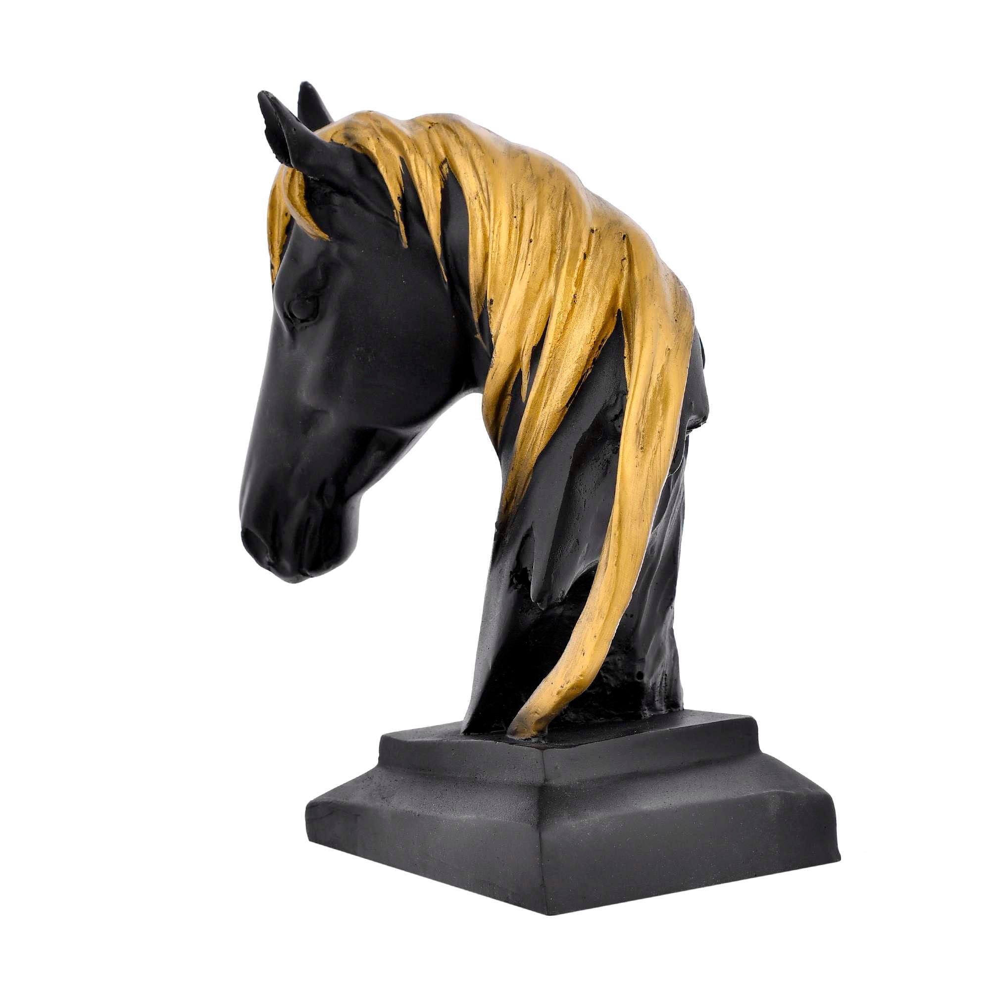 BLACK HORSE FACE