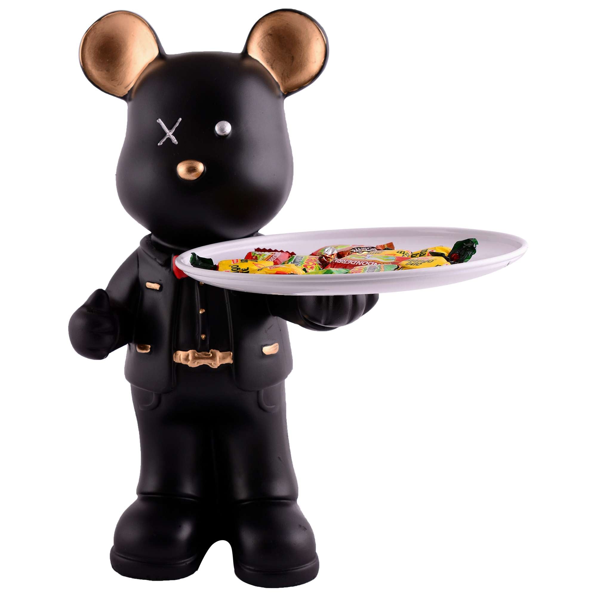 Cool Taddy Bear Showpiece for Home Decorative Showpiece | Taddy Bear with Paltter Statue for Home Decor Showpiece | Home Kitchen Decor | Office Decorative Item -7