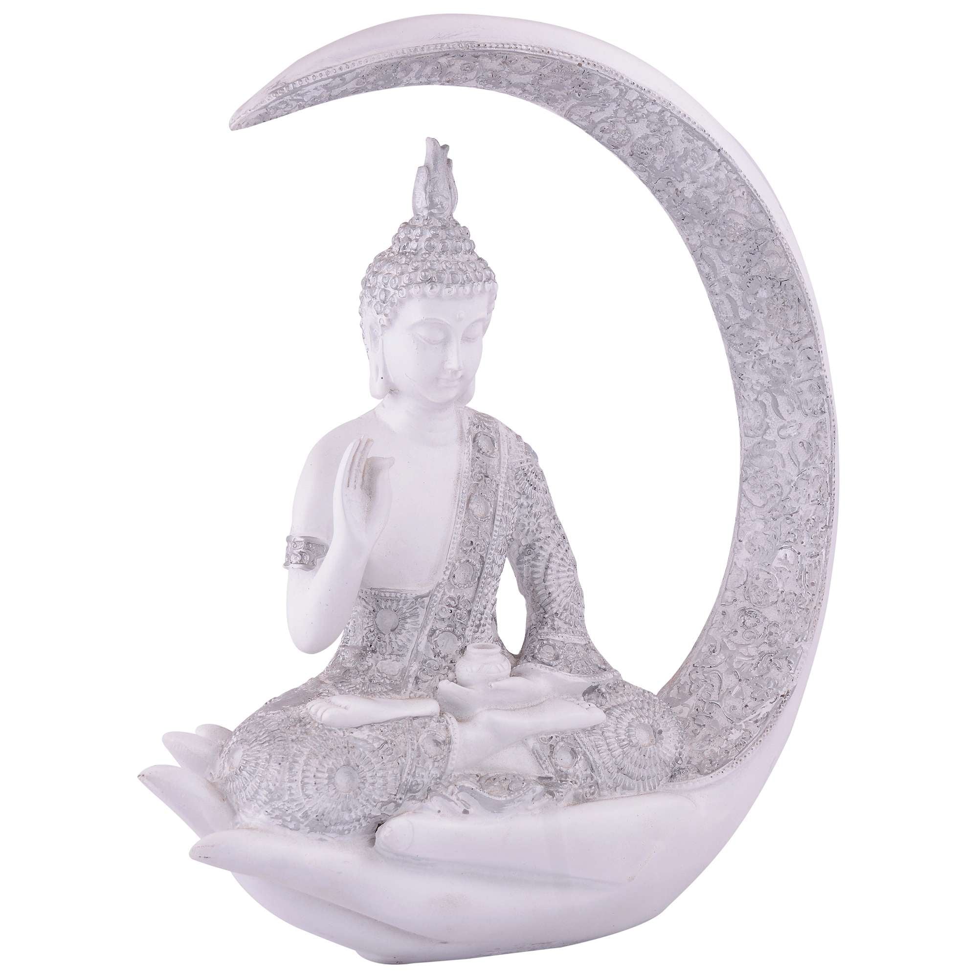 Buddha Idol Statue Showpiece Gift Gifting Item Polystone Home Decor Decoration
