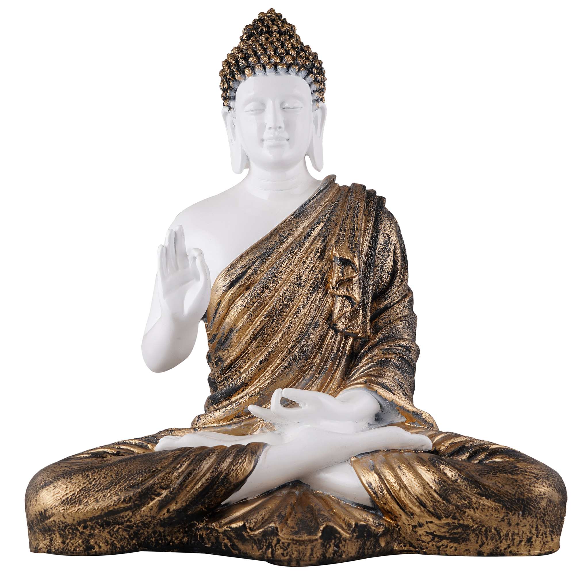 Buddha Idol Statue Showpiece Gift Gifting Item Polystone Home Decor Decoration