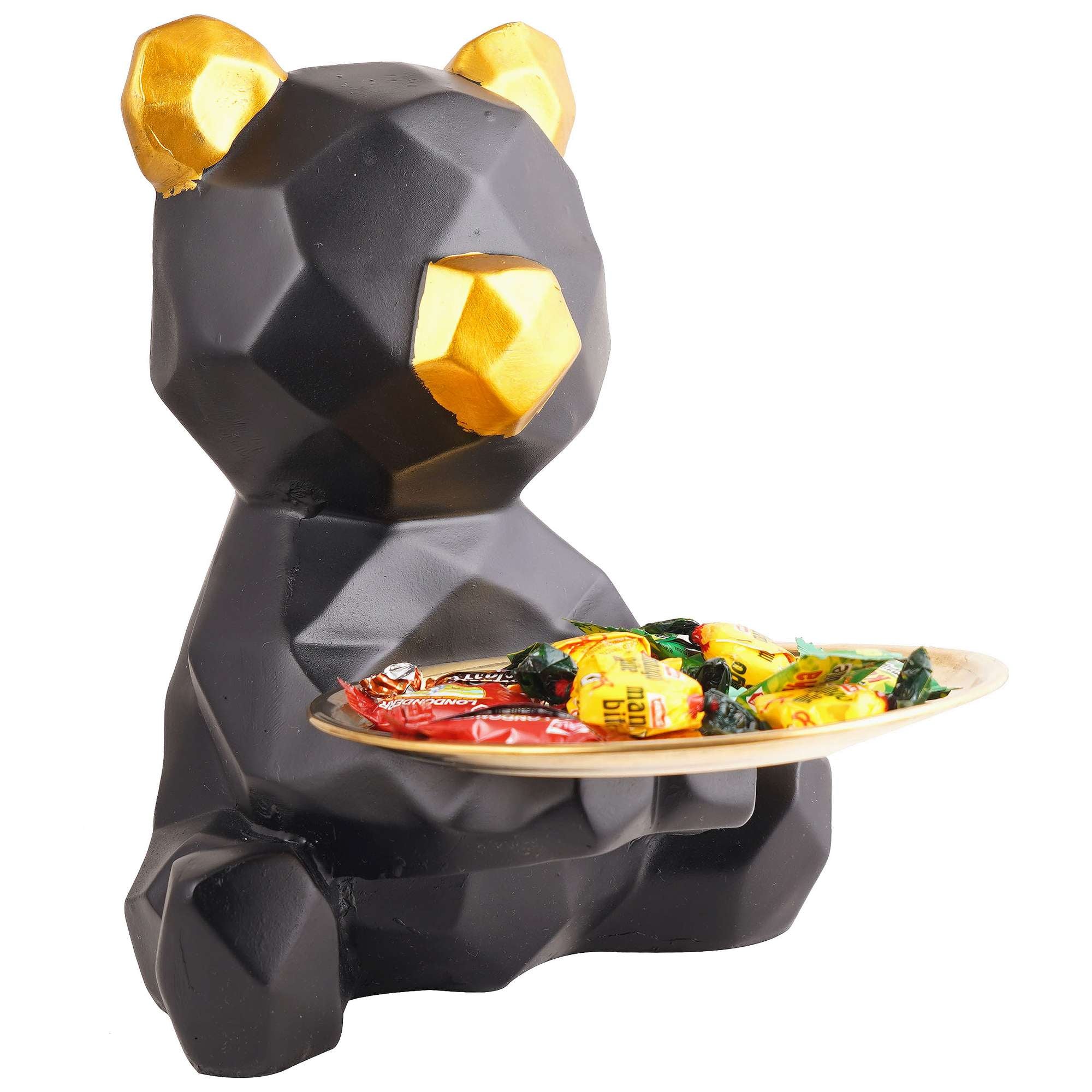 Cool Dog Showpiece with Plate for Home Dcor Item | Kitchen,Bedroom,Office,Dinning Table Decorative Item