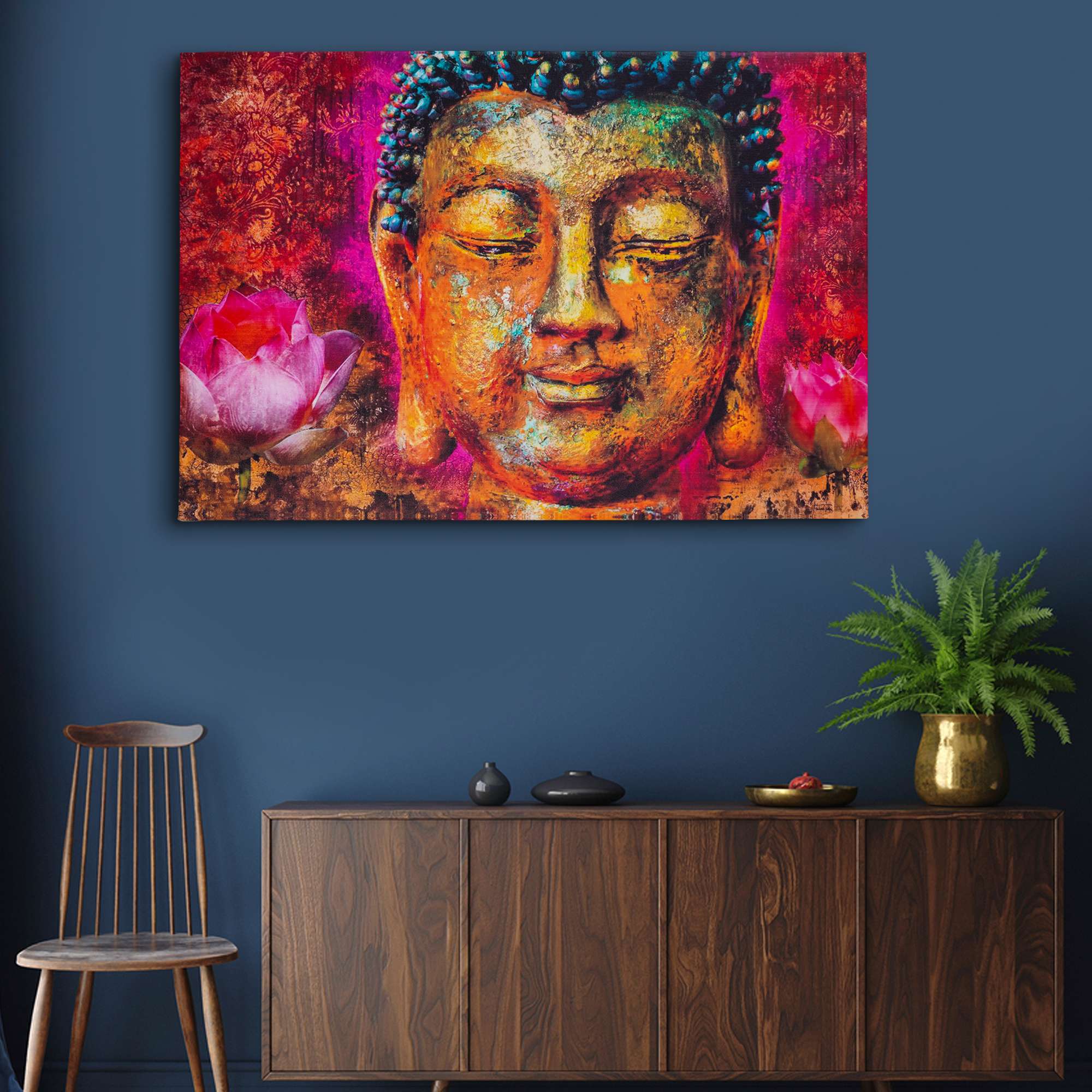 Framed Canvas Painting