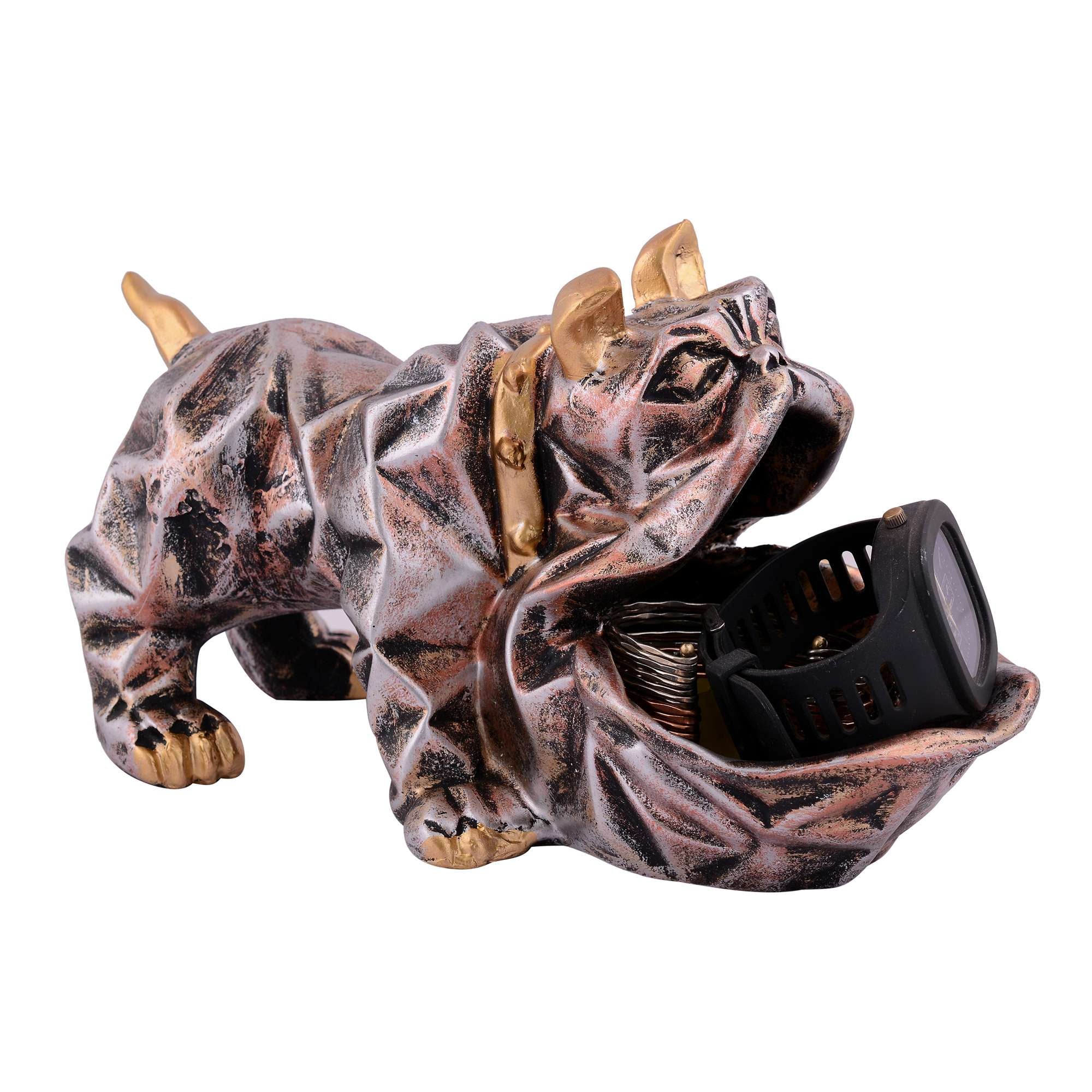 Cool Dog Showpiece with Plate for Home Dcor Item | Kitchen,Bedroom,Office,Dinning Table Decorative Item