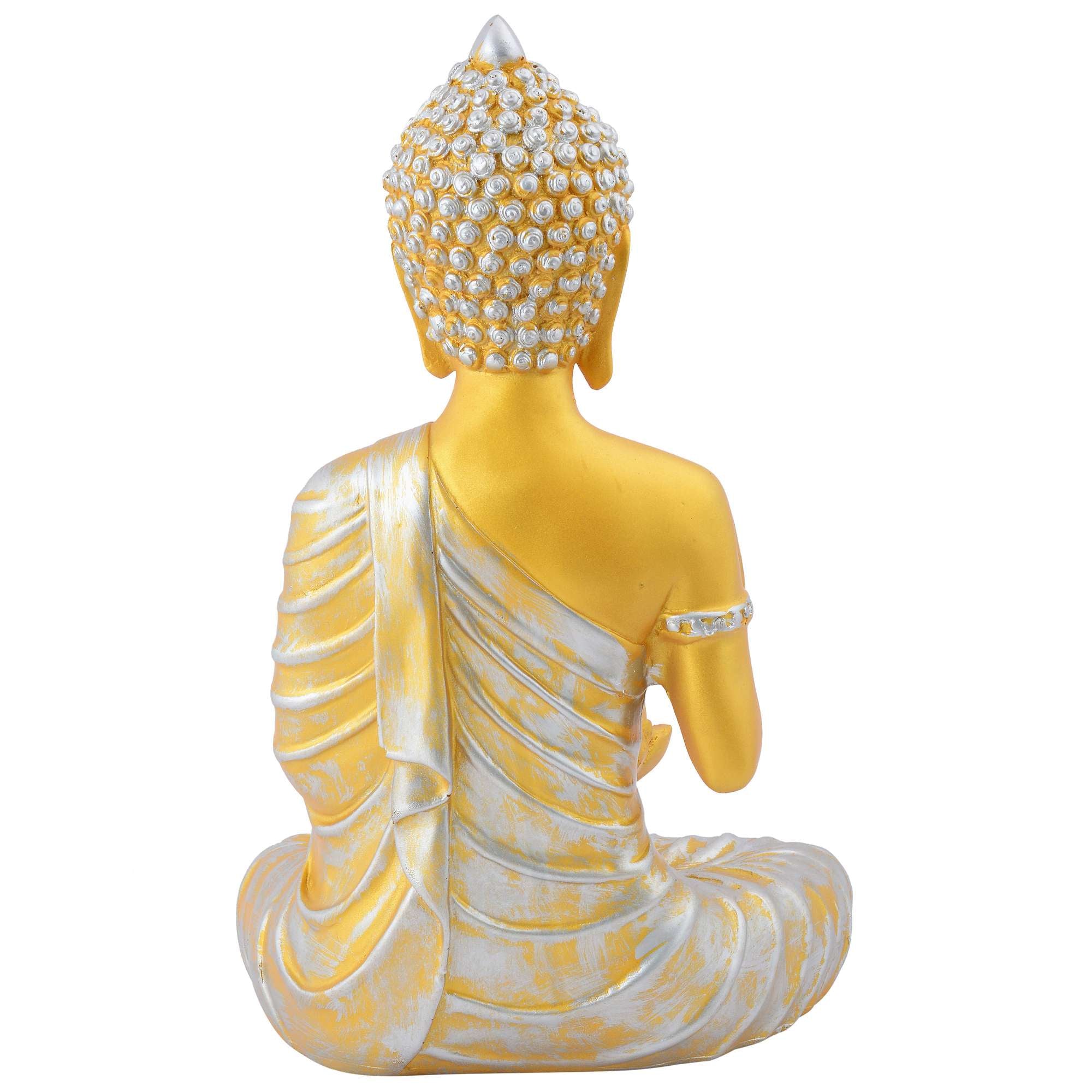 Buddha Idol Statue Showpiece Gift Gifting Item Polystone Home Decor Decoration