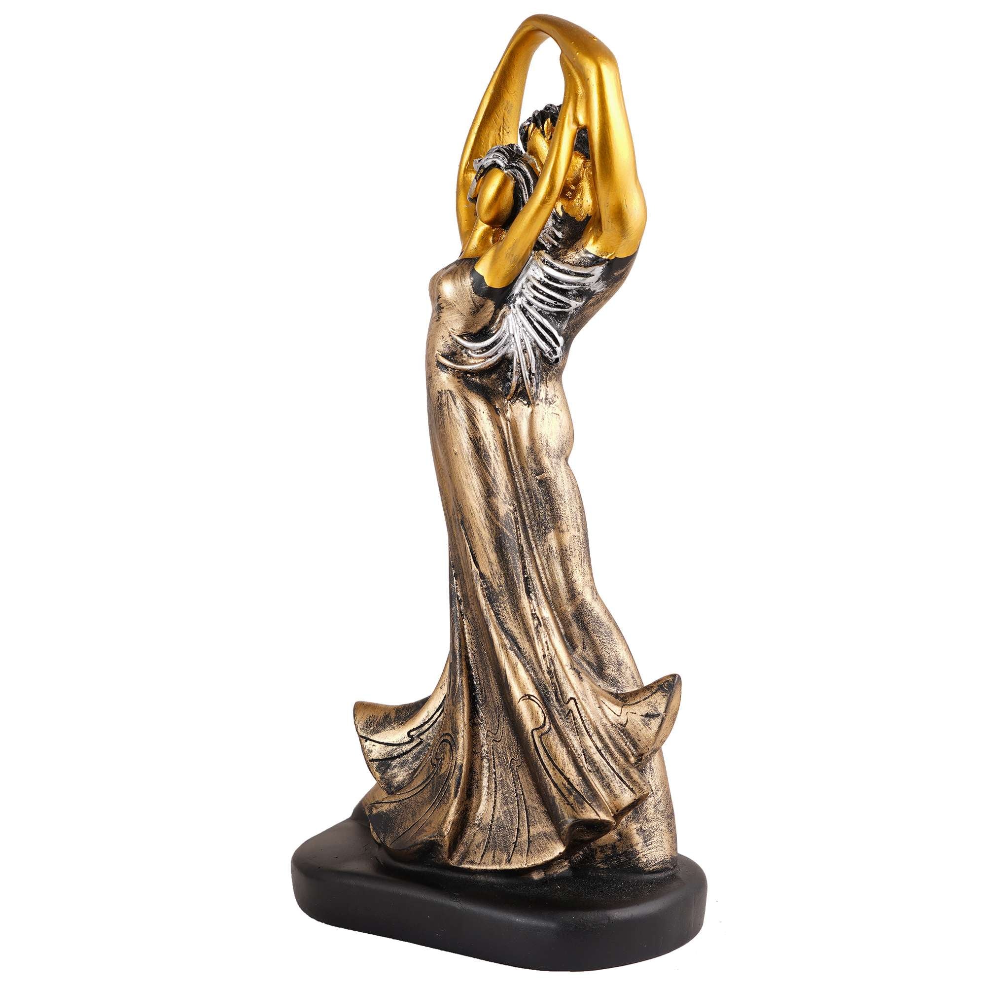Great Valentine's Day Gift For Girl & Boys symbolizes true love, Romantic Gift Showpieces brown Golden