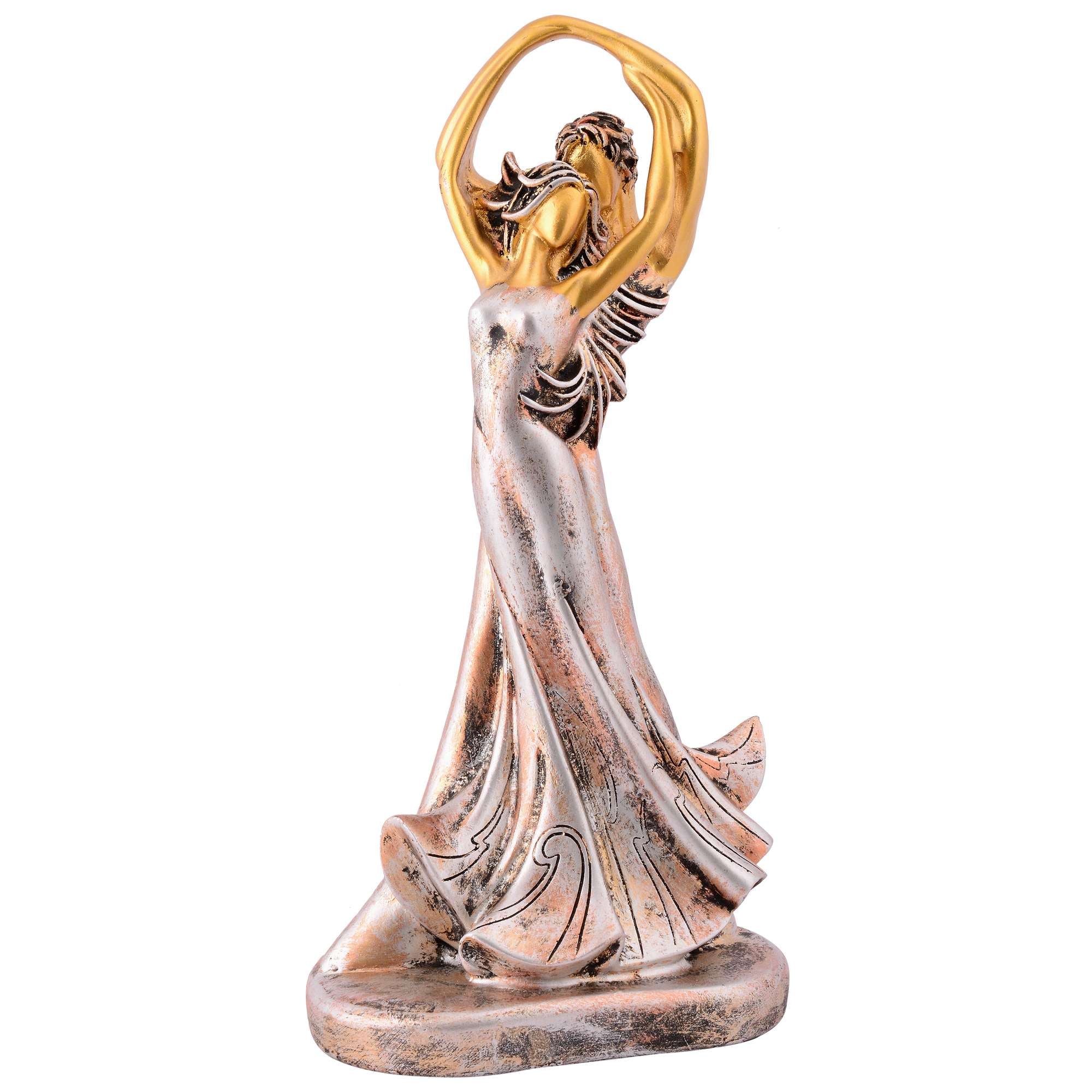 GREAT Valentine's Day Gift For Girl & Boys symbolizes true love, Romantic Gift Showpieces golden silver