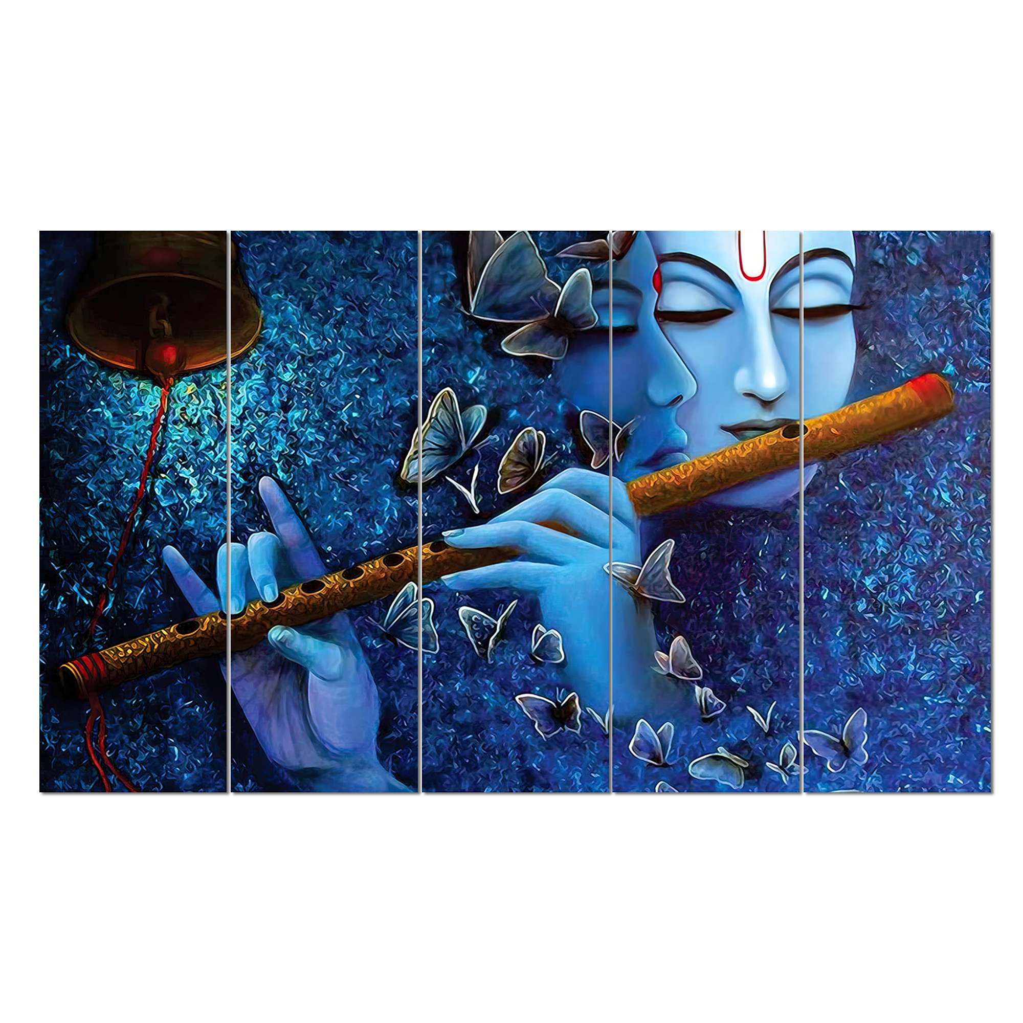 SET OF 5 DIGITAL WALL PAINTING