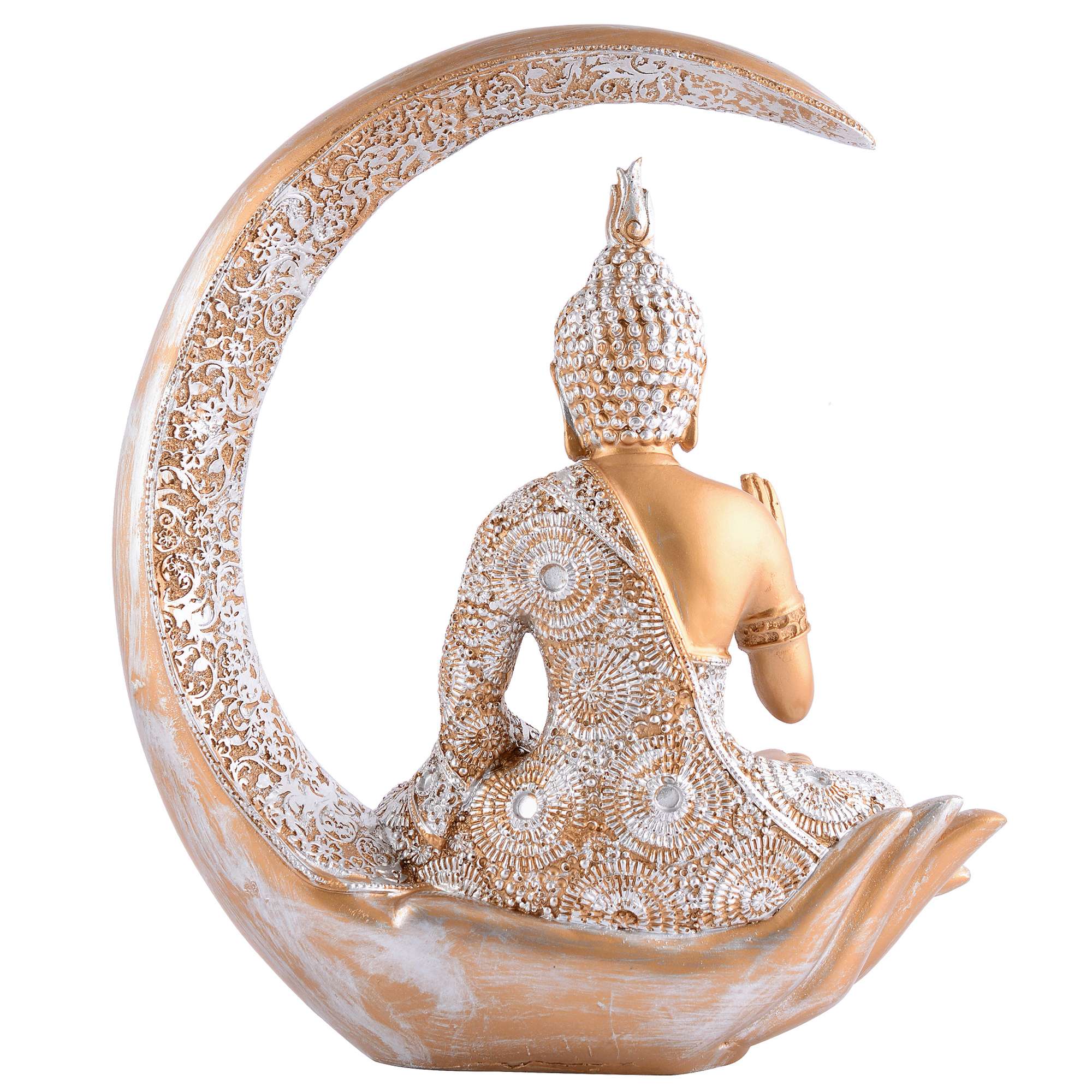 Buddha Idol Statue Showpiece Gift Gifting Item Polystone Home Decor Decoration