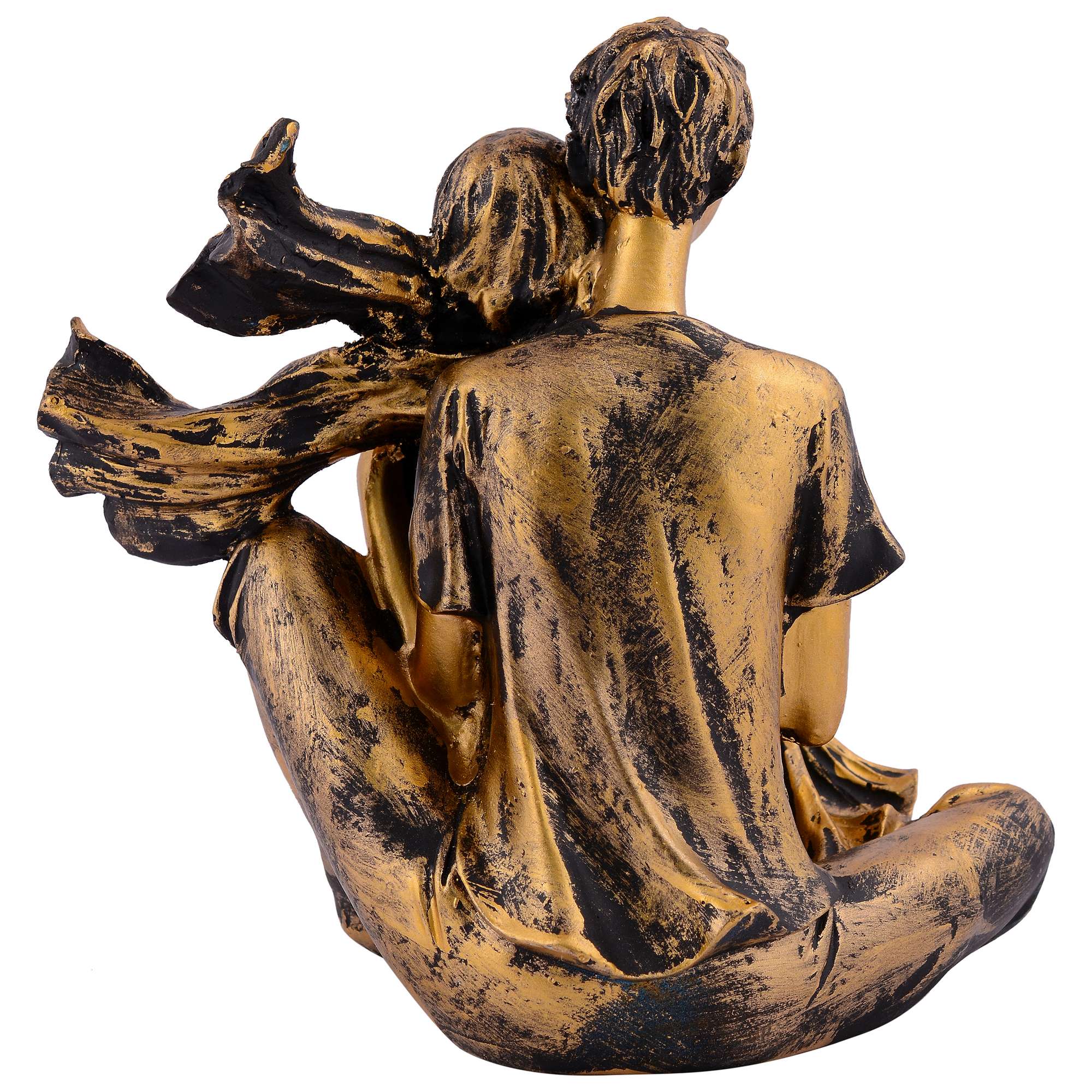 GREAT Valentine's Day Gift For Girl & Boys symbolizes true love, Romantic Gift Showpieces black Golden