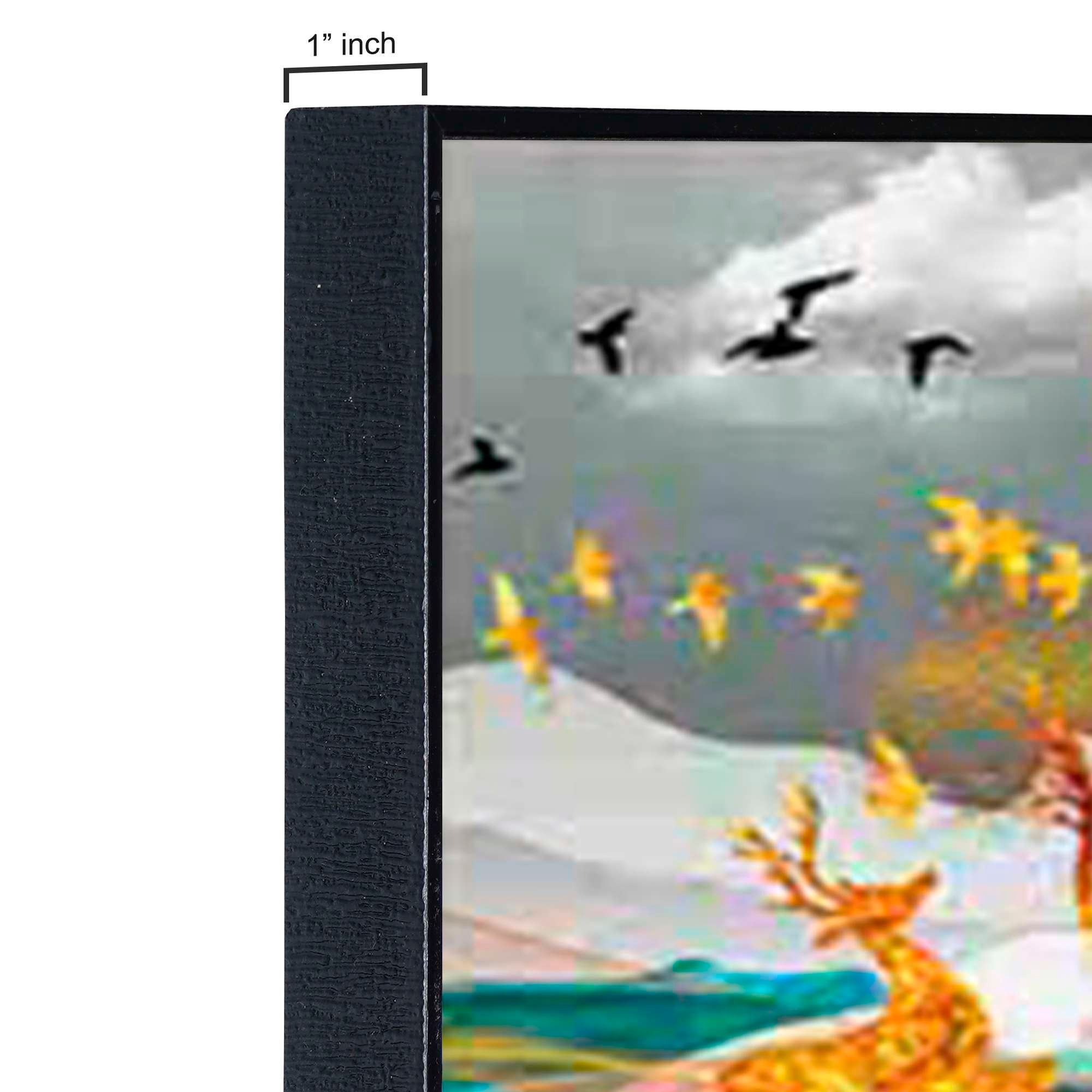Set Of Five Framed Digital Wall Painting
