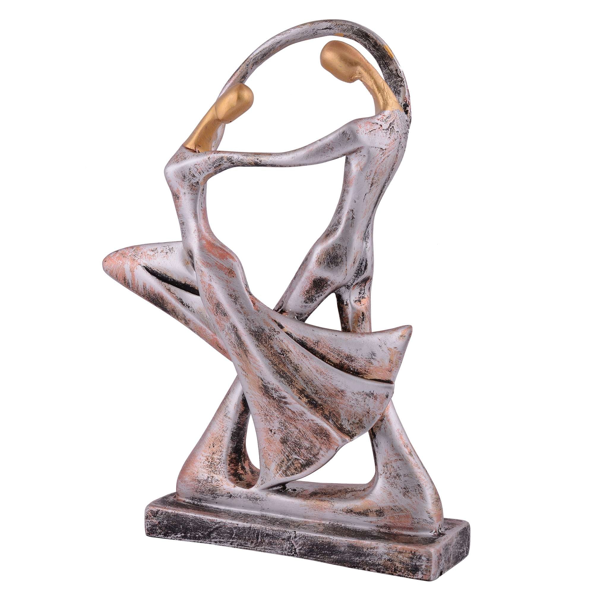 GREAT Valentine's Day Gift For Girl & Boys symbolizes true love, Romantic Gift Showpieces silver brown