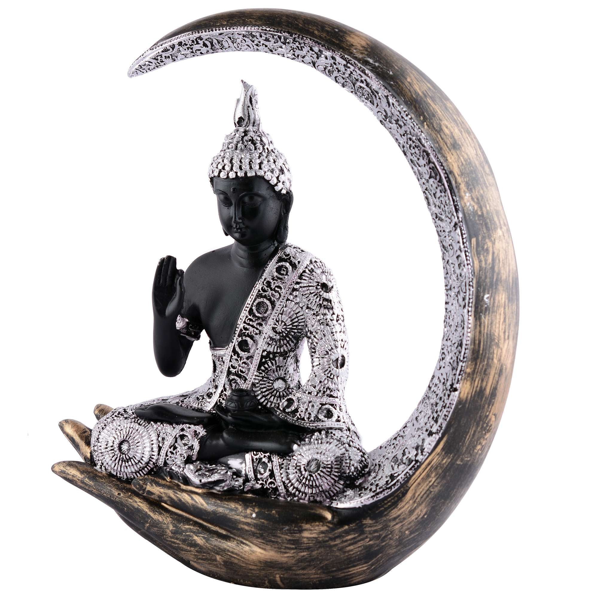 Buddha Idol Statue Showpiece Gift Gifting Item Polystone Home Decor Decoration